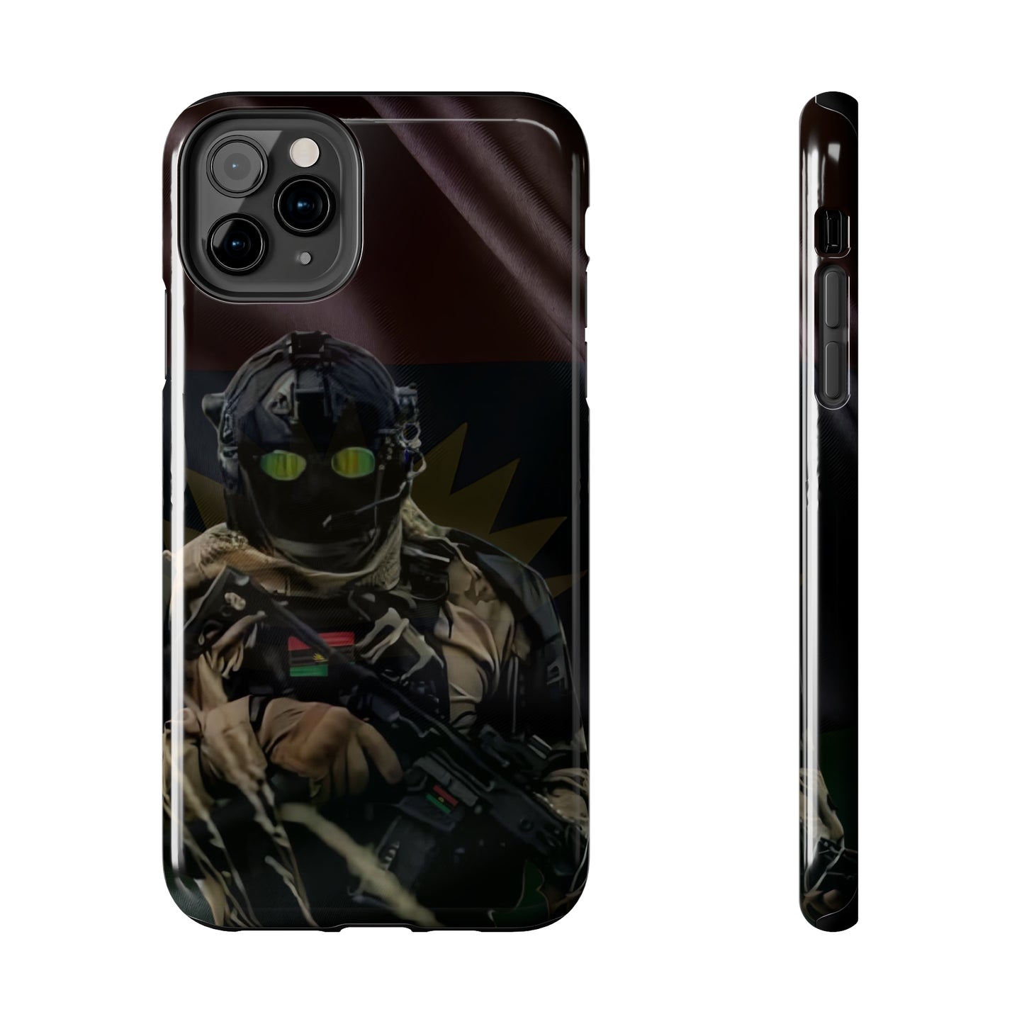 Biafra Soldier III - Tough iPhone Cases (iPhone 7, 8, X, 11, 12, 13, 14, 15)