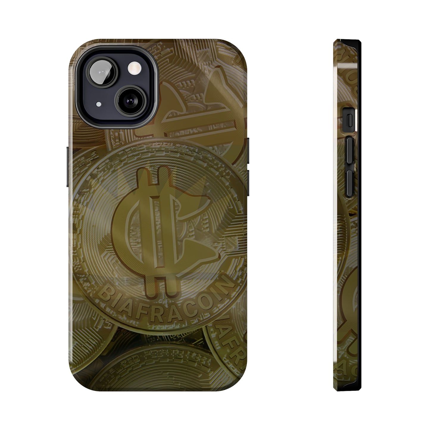 BiafraCoin Ejemma - Tough iPhone Cases (iPhone 7, 8, X, 11, 12, 13, 14, 15)