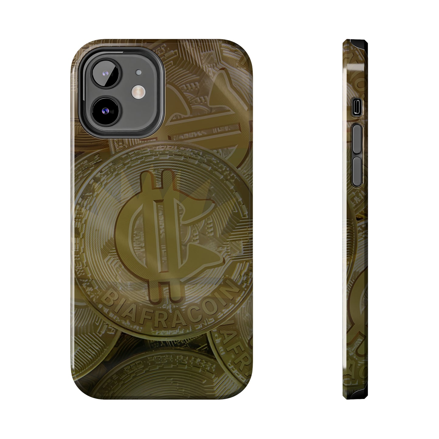 BiafraCoin Ejemma - Tough iPhone Cases (iPhone 7, 8, X, 11, 12, 13, 14, 15)