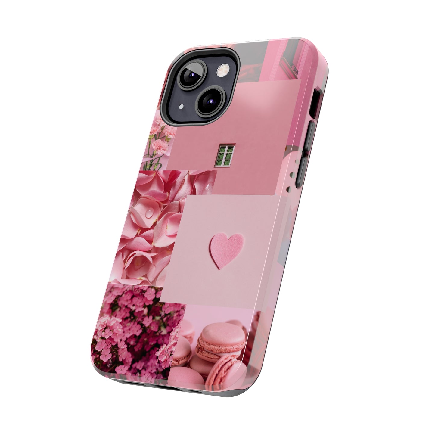 Pink Flowers - Tough iPhone Cases (iPhone 7, 8, X, 11, 12, 13, 14, 15)