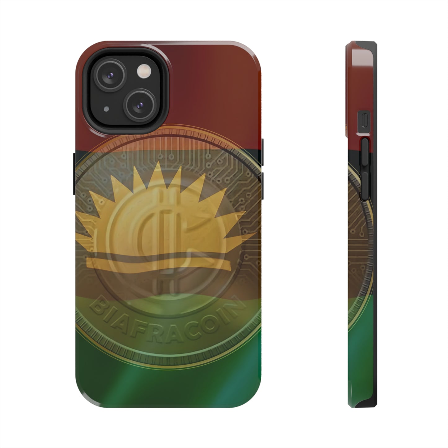 Biafra Coin - Tough iPhone Cases (iPhone 7, 8, X, 11, 12, 13, 14, 15)