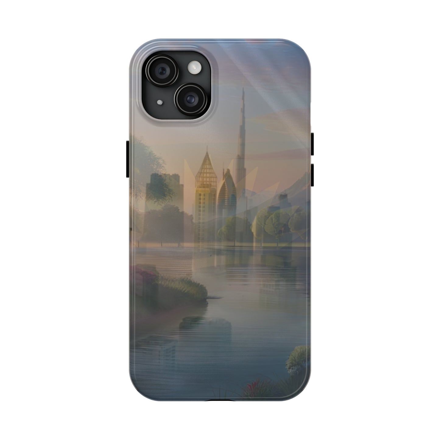City Neighborhood Pond United States of Biafra - Tough iPhone Cases (iPhone 7, 8, X, 11, 12, 13, 14, 15)