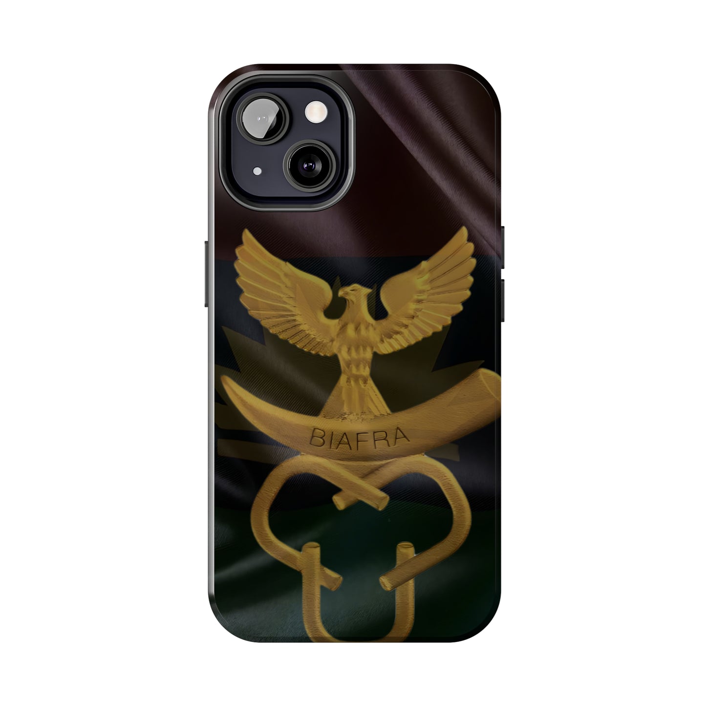 Biafra Liberation Army Logo Gold - Tough iPhone Cases (iPhone 7, 8, X, 11, 12, 13, 14, 15)