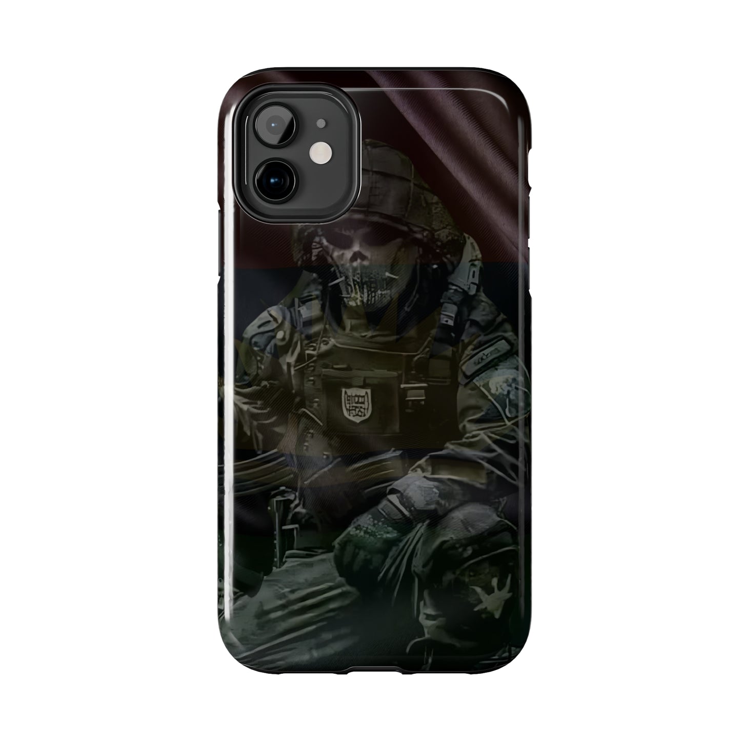 Biafra Soldier II - Tough iPhone Cases (iPhone 7, 8, X, 11, 12, 13, 14, 15)