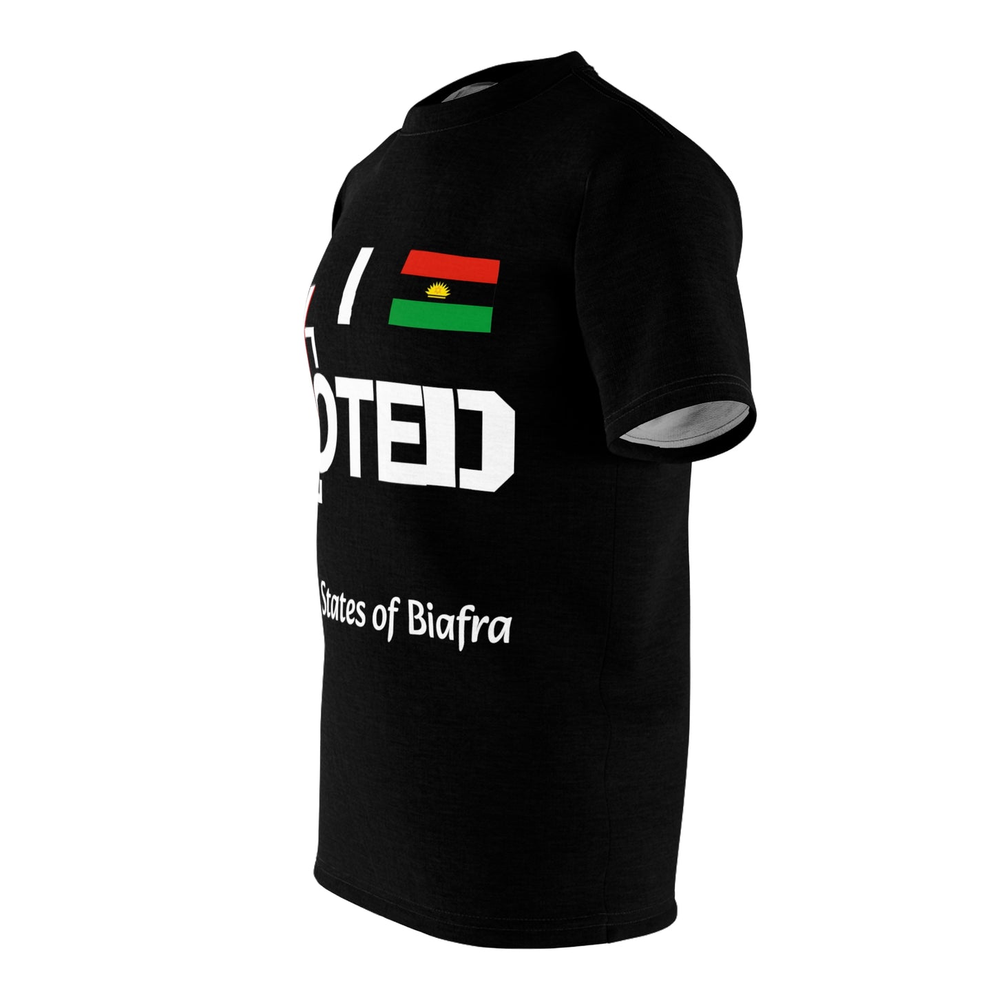 I Voted United States of Biafra T-Shirt (Black)