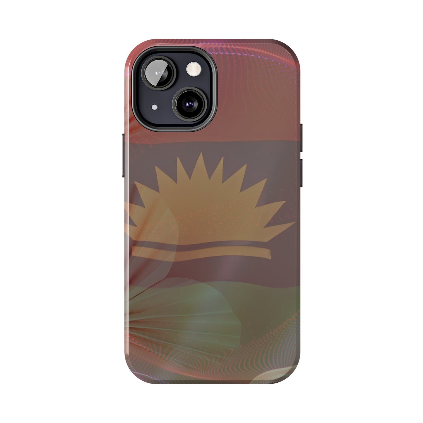 United States of Biafra Flag Flower Blend 2 - Tough iPhone Cases (iPhone 7, 8, X, 11, 12, 13, 14, 15)