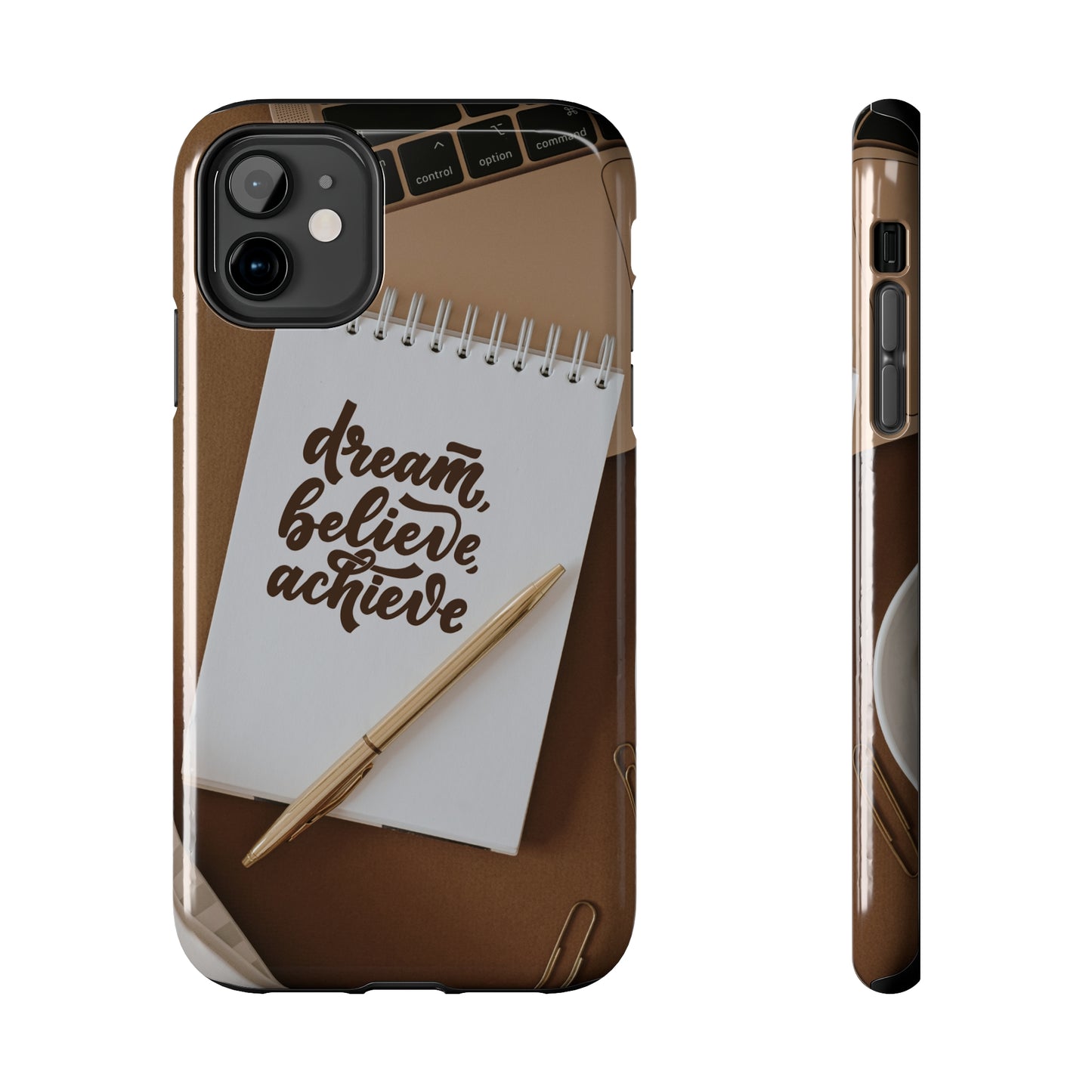Dream Believe Achieve - Tough iPhone Cases (iPhone 7, 8, X, 11, 12, 13, 14, 15)
