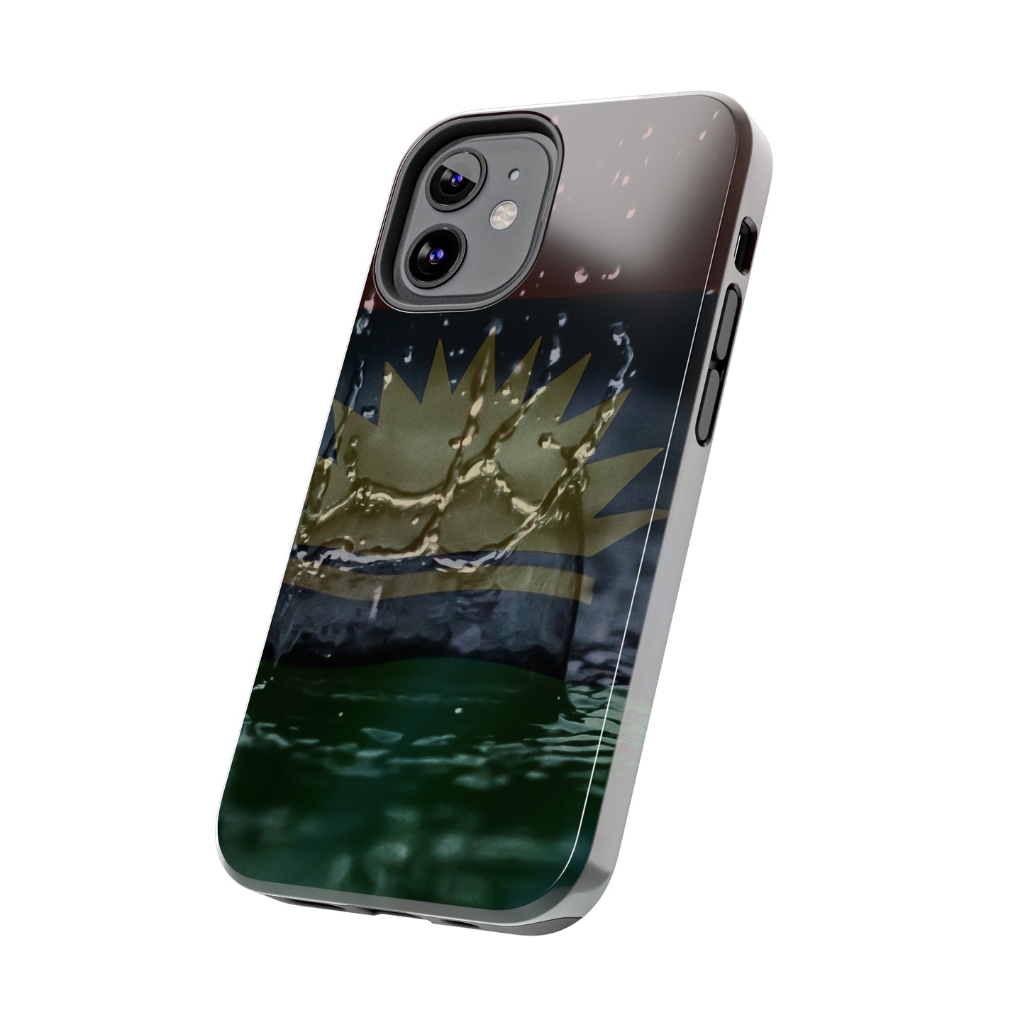 Rain Droplets, United States of Biafra - Tough iPhone Cases (iPhone 7, 8, X, 11, 12, 13, 14, 15)