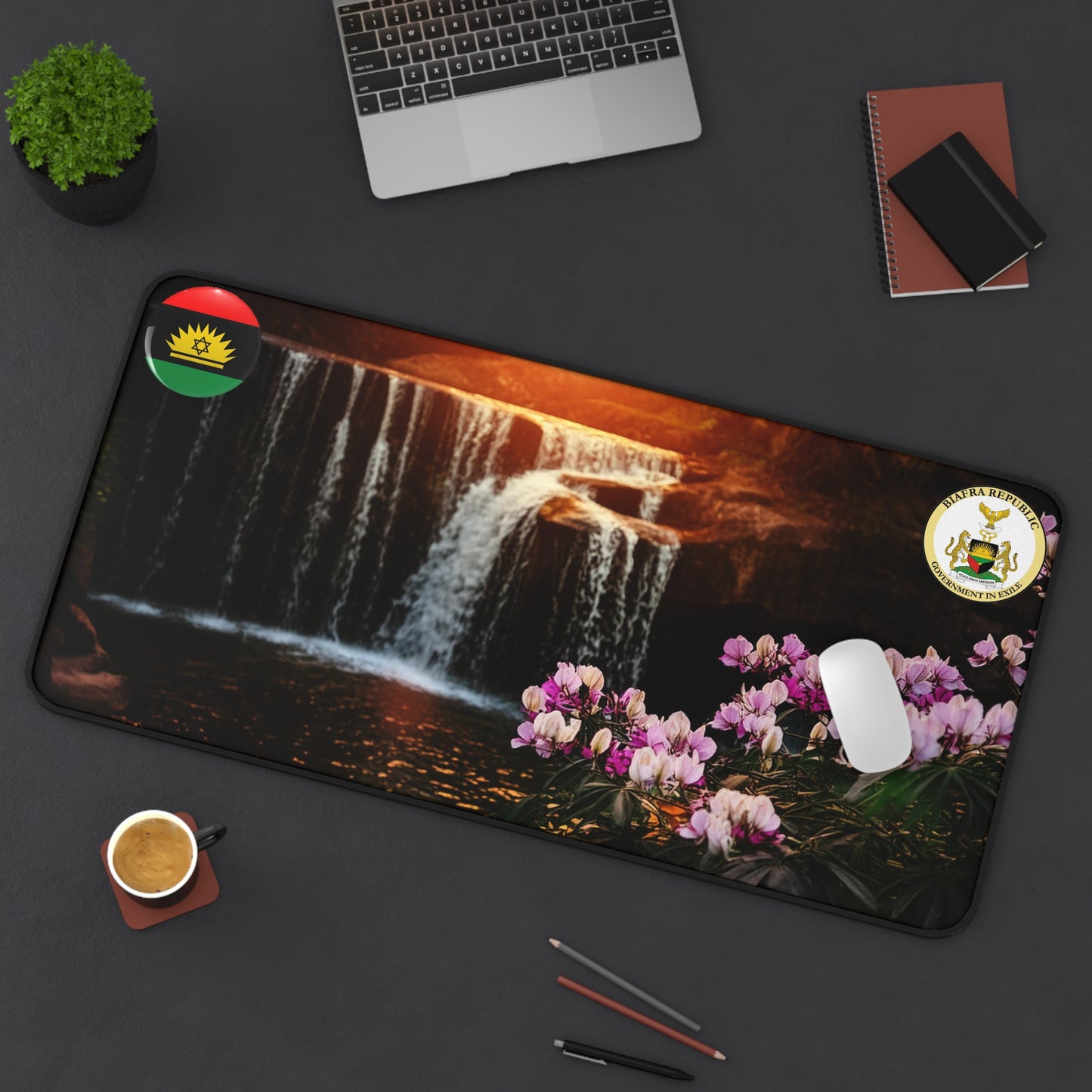 Waterfalls Desk Mat