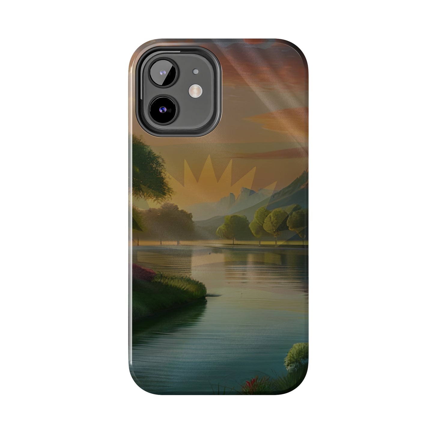 Neighborhood Pond, United States of Biafra - Tough iPhone Cases (iPhone 7, 8, X, 11, 12, 13, 14, 15)