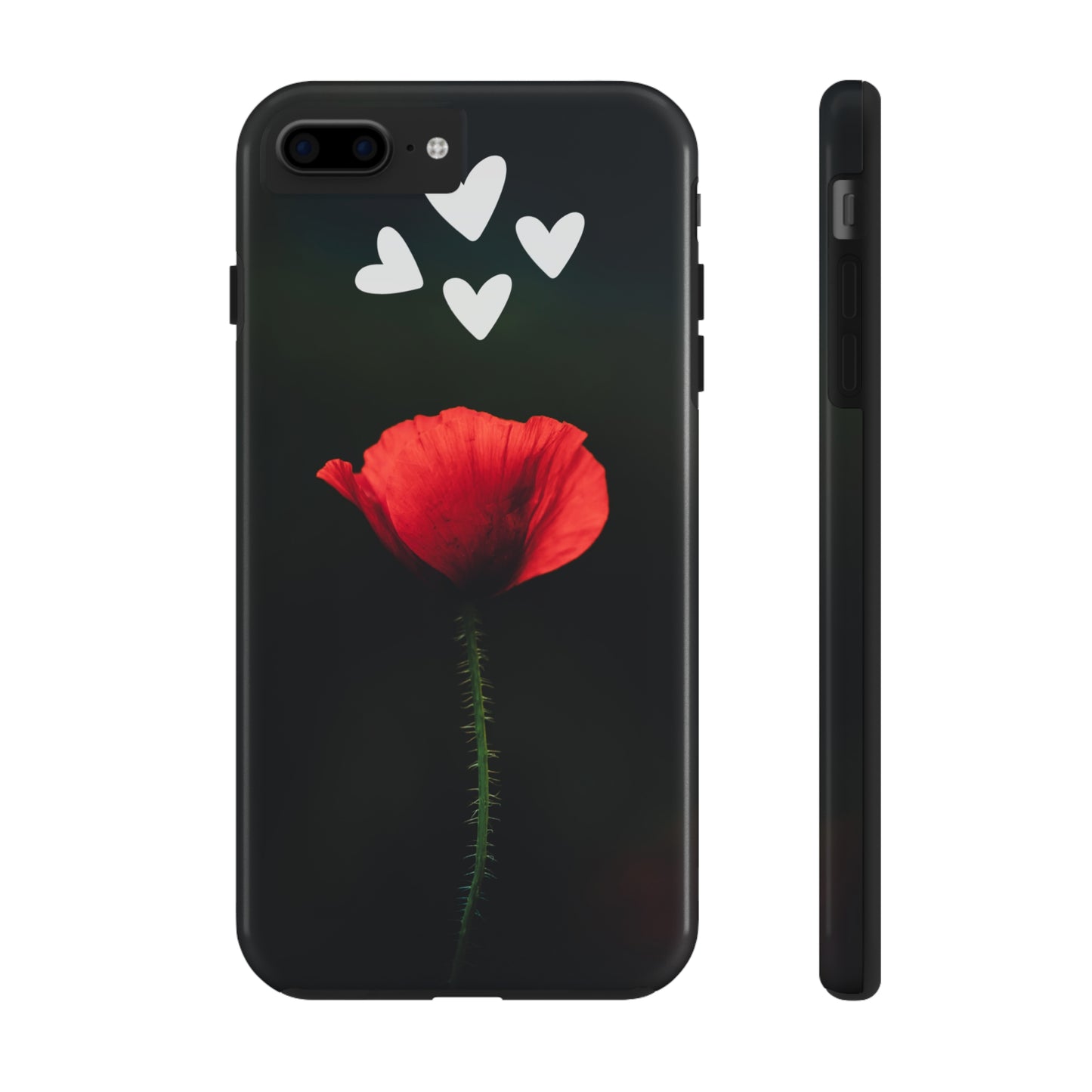 Red Rose - Tough iPhone Cases (iPhone 7, 8, X, 11, 12, 13, 14, 15)