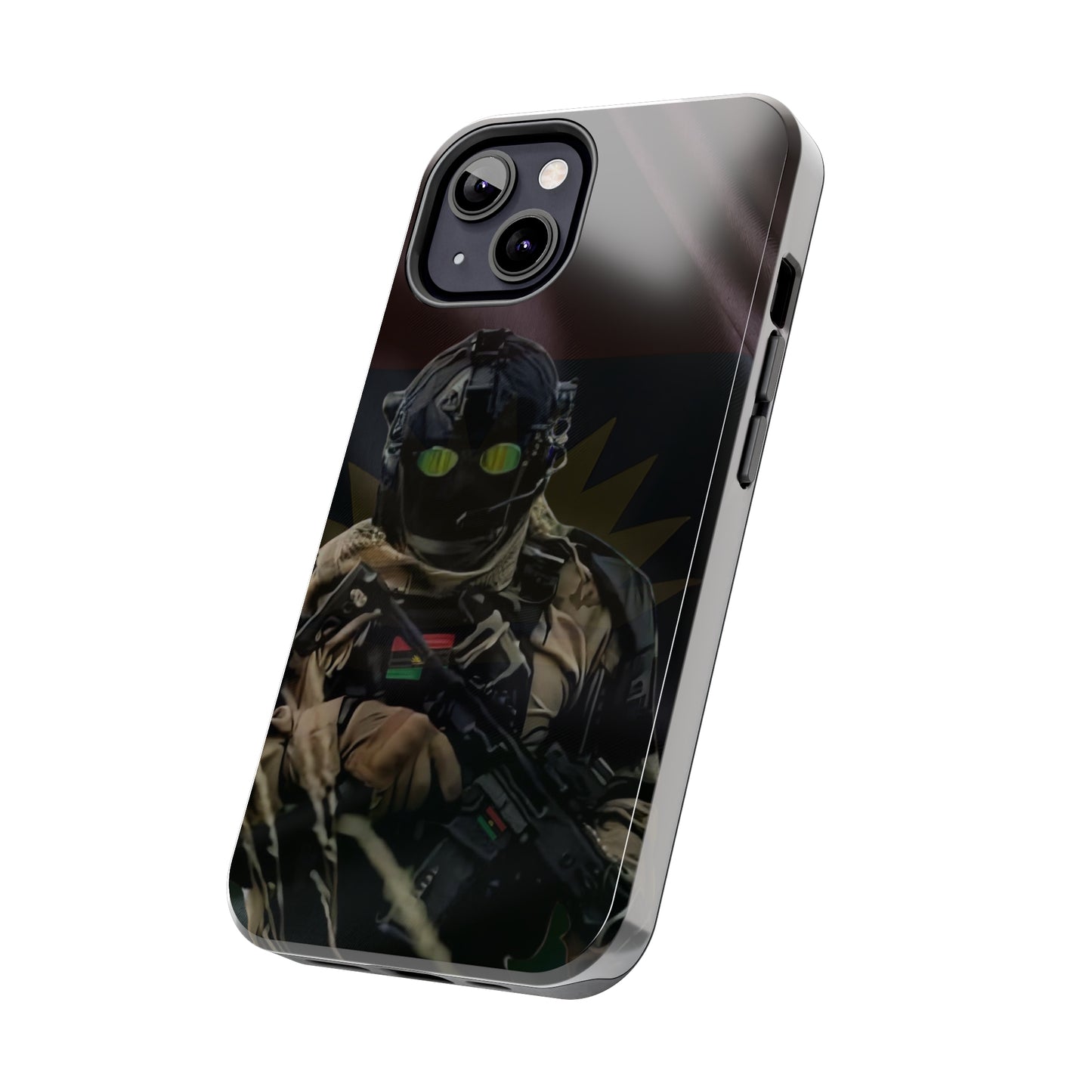 Biafra Soldier III - Tough iPhone Cases (iPhone 7, 8, X, 11, 12, 13, 14, 15)