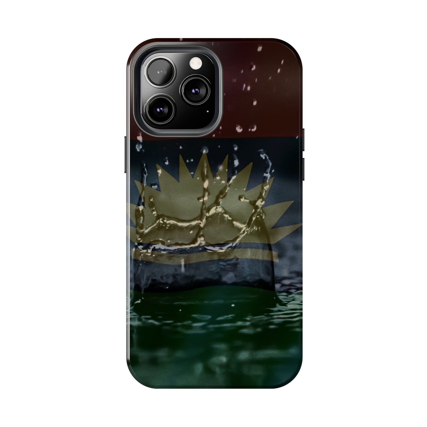 Rain Droplets, United States of Biafra - Tough iPhone Cases (iPhone 7, 8, X, 11, 12, 13, 14, 15)