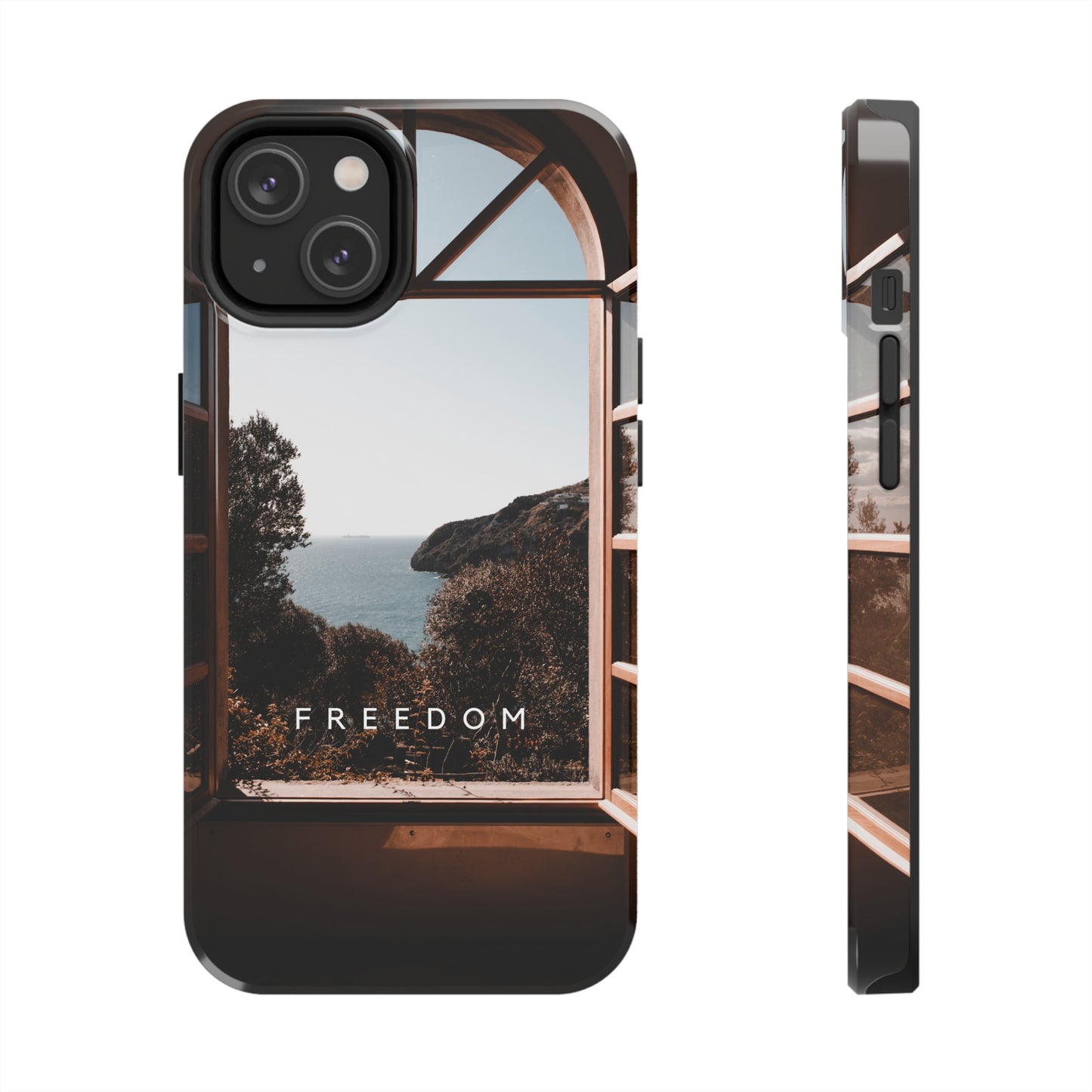 Freedom Awaits - Tough iPhone Cases (iPhone 7, 8, X, 11, 12, 13, 14, 15)