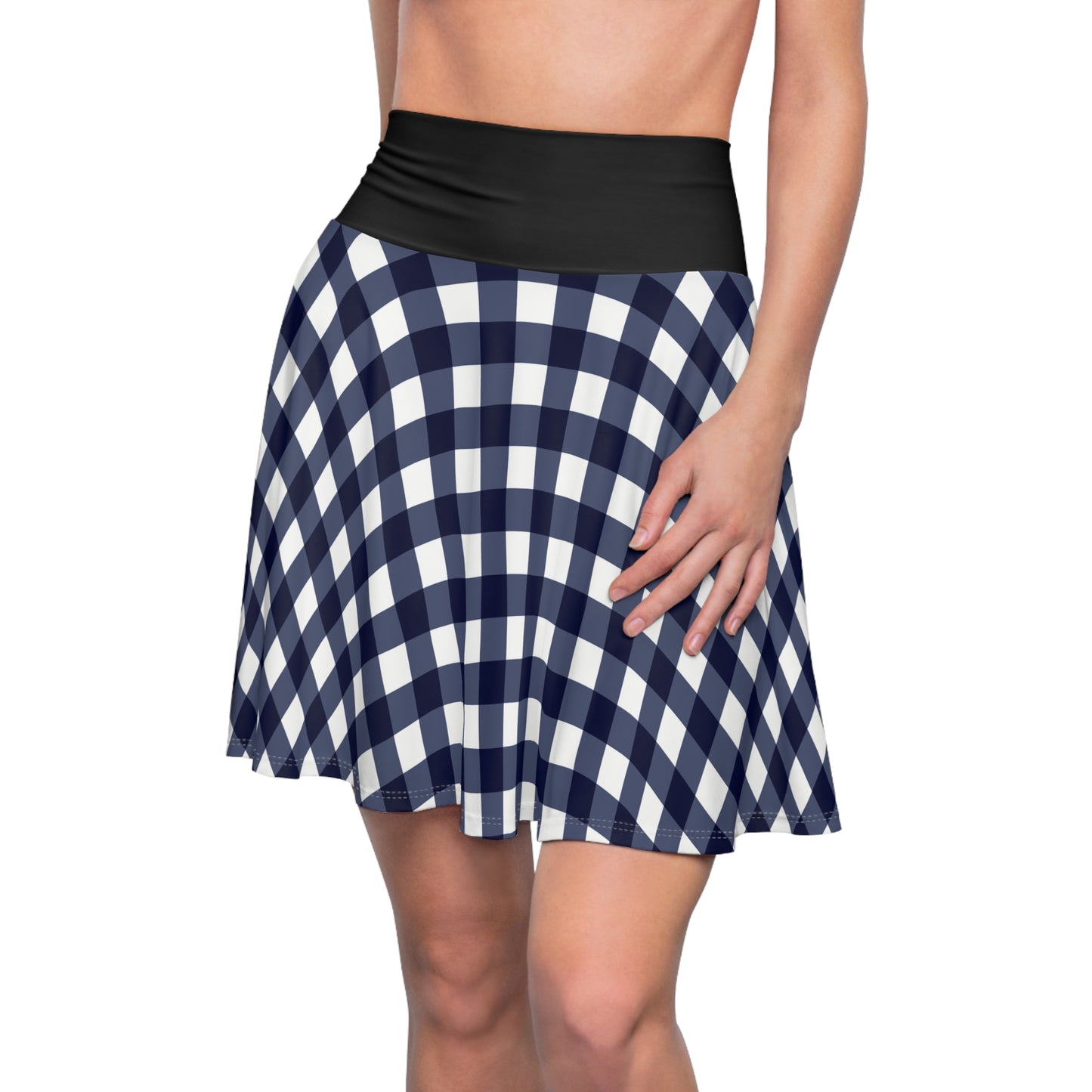 Checkered Women's Skater Skirt (USA)