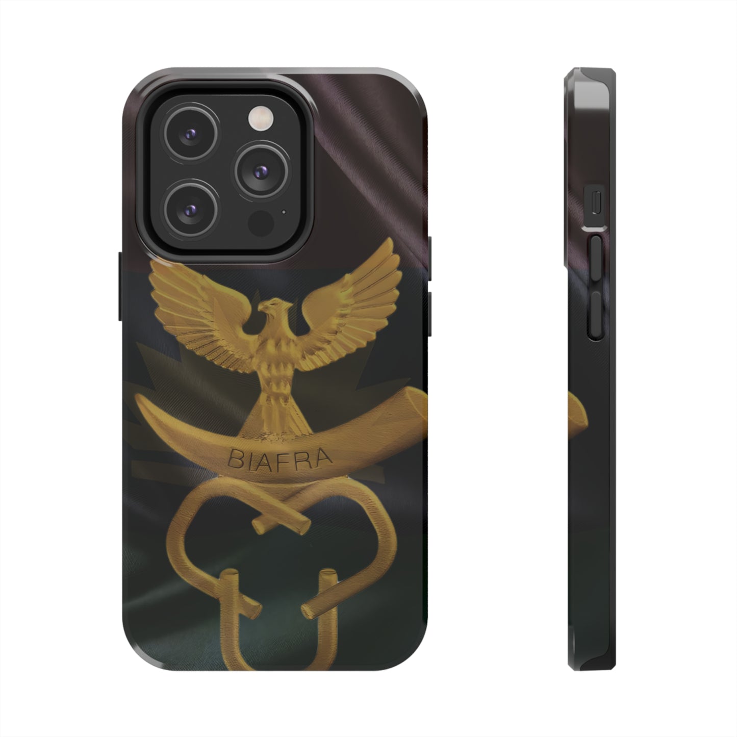 Biafra Liberation Army Logo Gold - Tough iPhone Cases (iPhone 7, 8, X, 11, 12, 13, 14, 15)