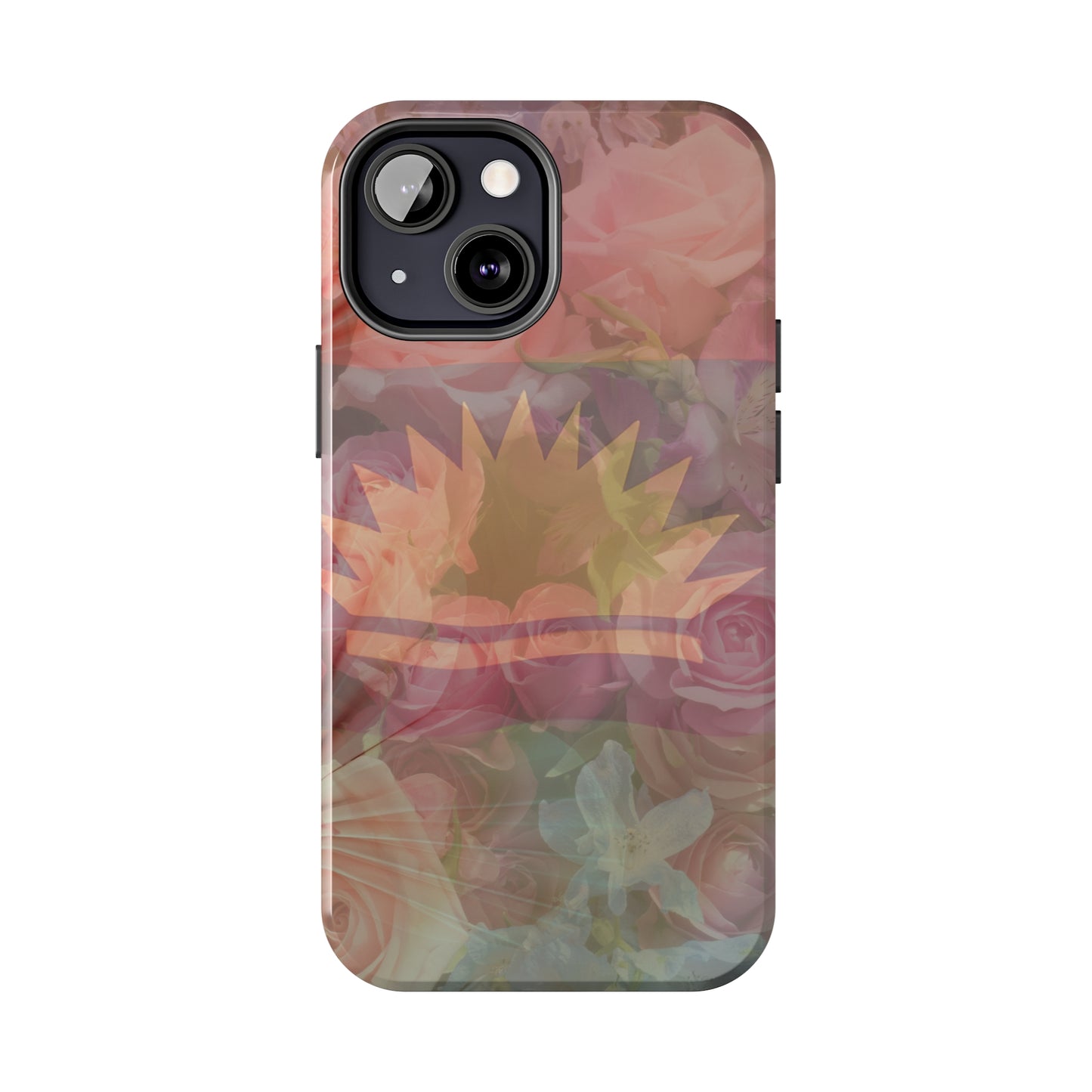 United States of Biafra Flag Flower Blend 3 - Tough iPhone Cases (iPhone 7, 8, X, 11, 12, 13, 14, 15)