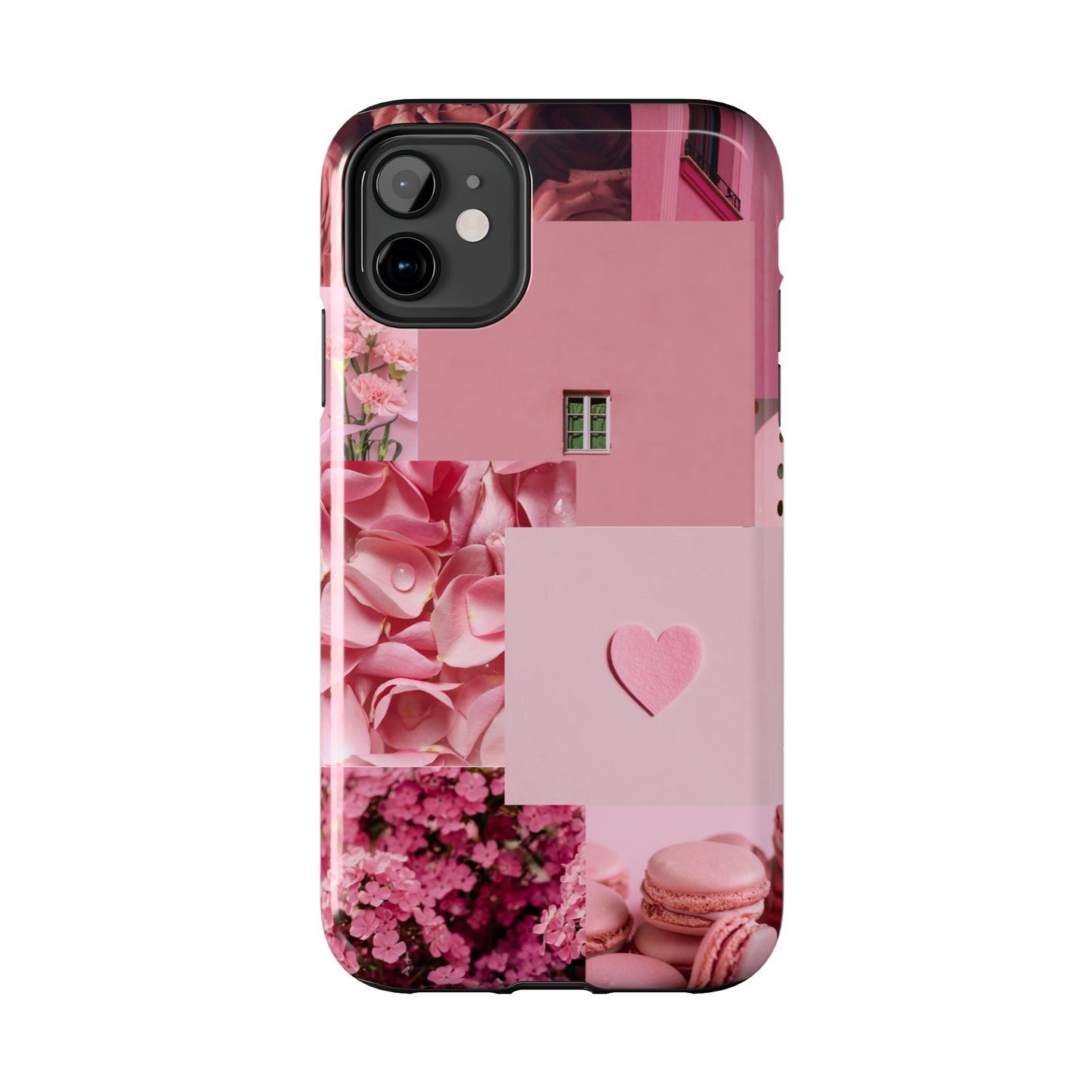Pink Flowers - Tough iPhone Cases (iPhone 7, 8, X, 11, 12, 13, 14, 15)