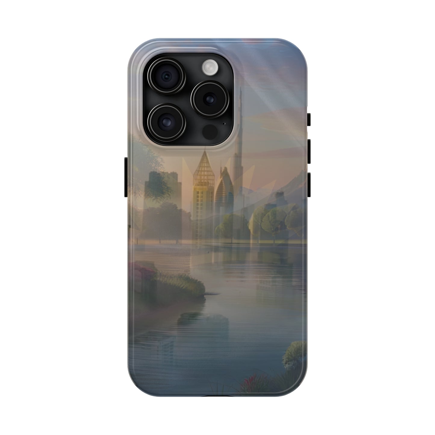 City Neighborhood Pond United States of Biafra - Tough iPhone Cases (iPhone 7, 8, X, 11, 12, 13, 14, 15)
