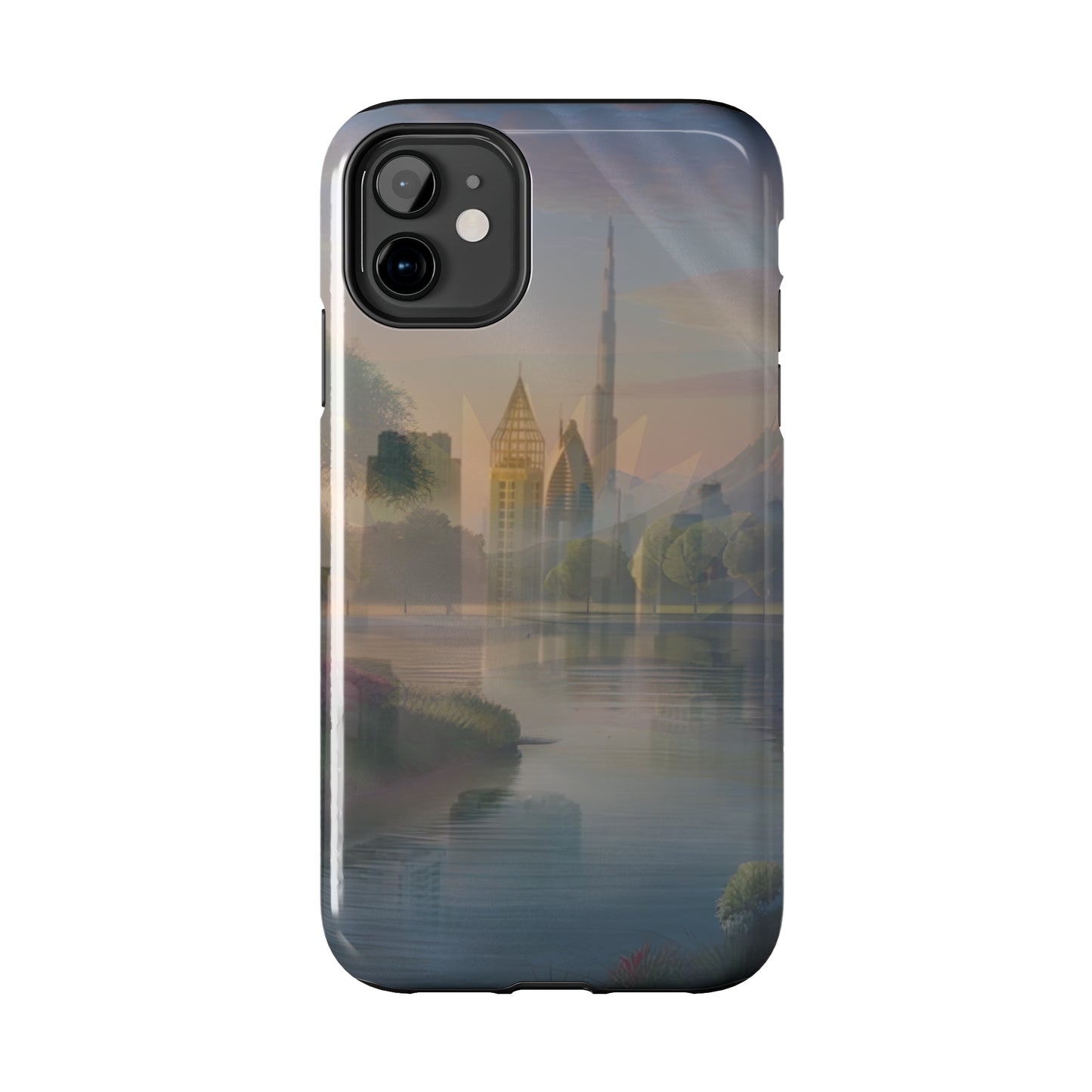 City Neighborhood Pond United States of Biafra - Tough iPhone Cases (iPhone 7, 8, X, 11, 12, 13, 14, 15)
