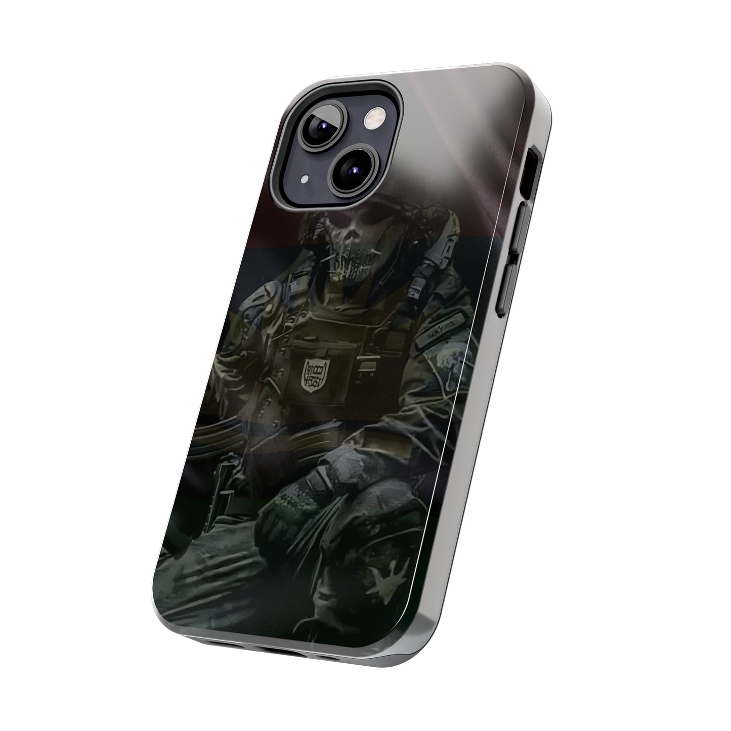 Biafra Soldier II - Tough iPhone Cases (iPhone 7, 8, X, 11, 12, 13, 14, 15)