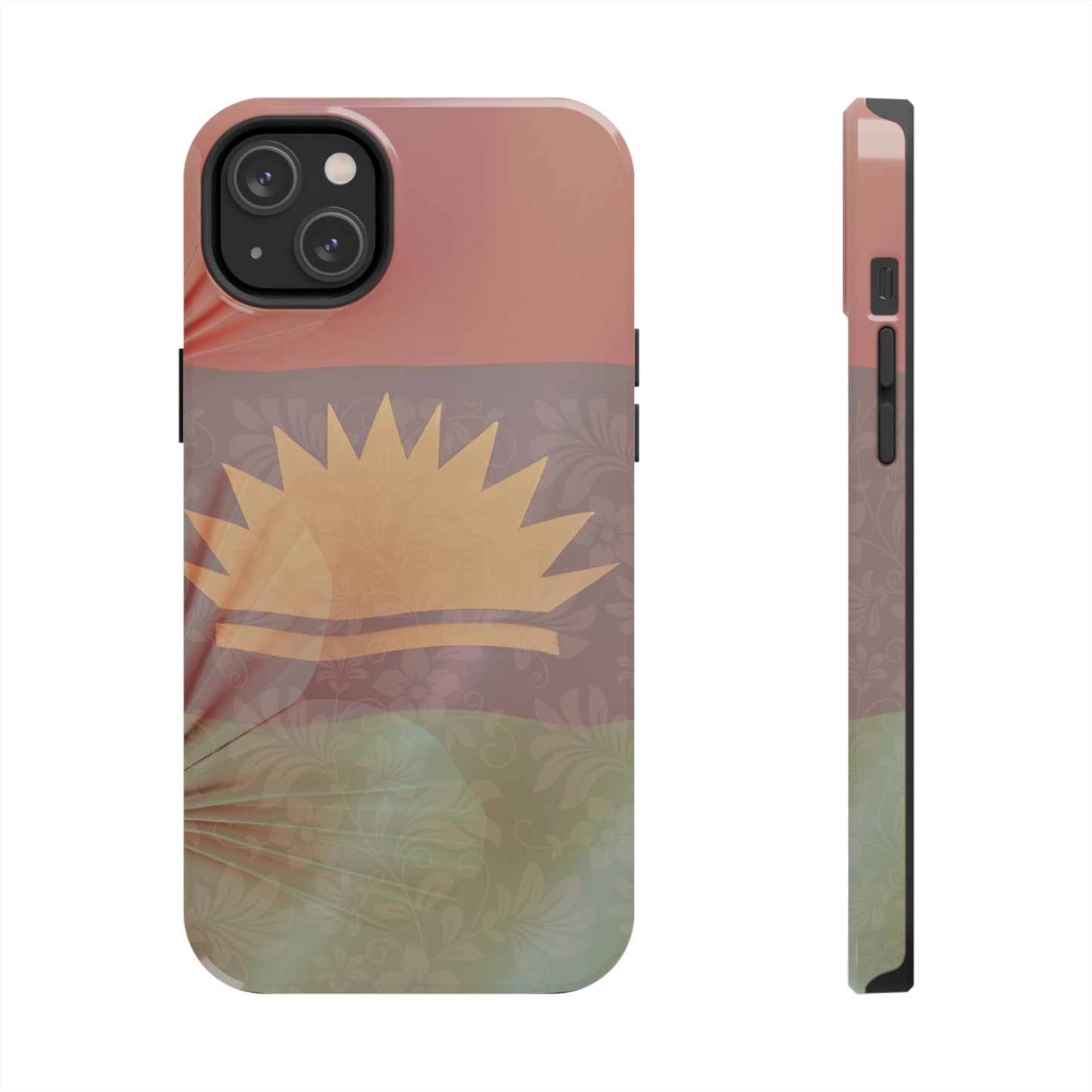 United States of Biafra Flag Flower Blend 5 - Tough iPhone Cases (iPhone 7, 8, X, 11, 12, 13, 14, 15)