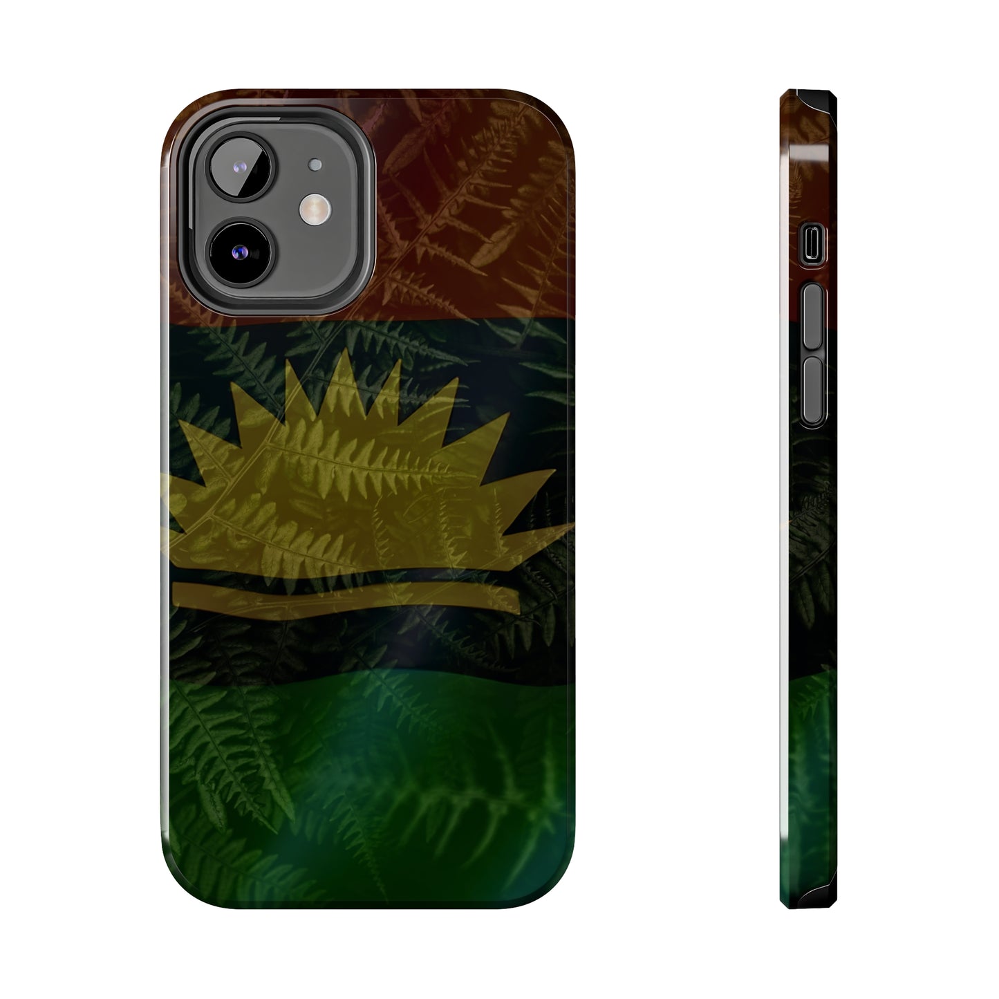 United States of Biafra Flag Plant Leaves - Tough iPhone Cases (iPhone 7, 8, X, 11, 12, 13, 14, 15)