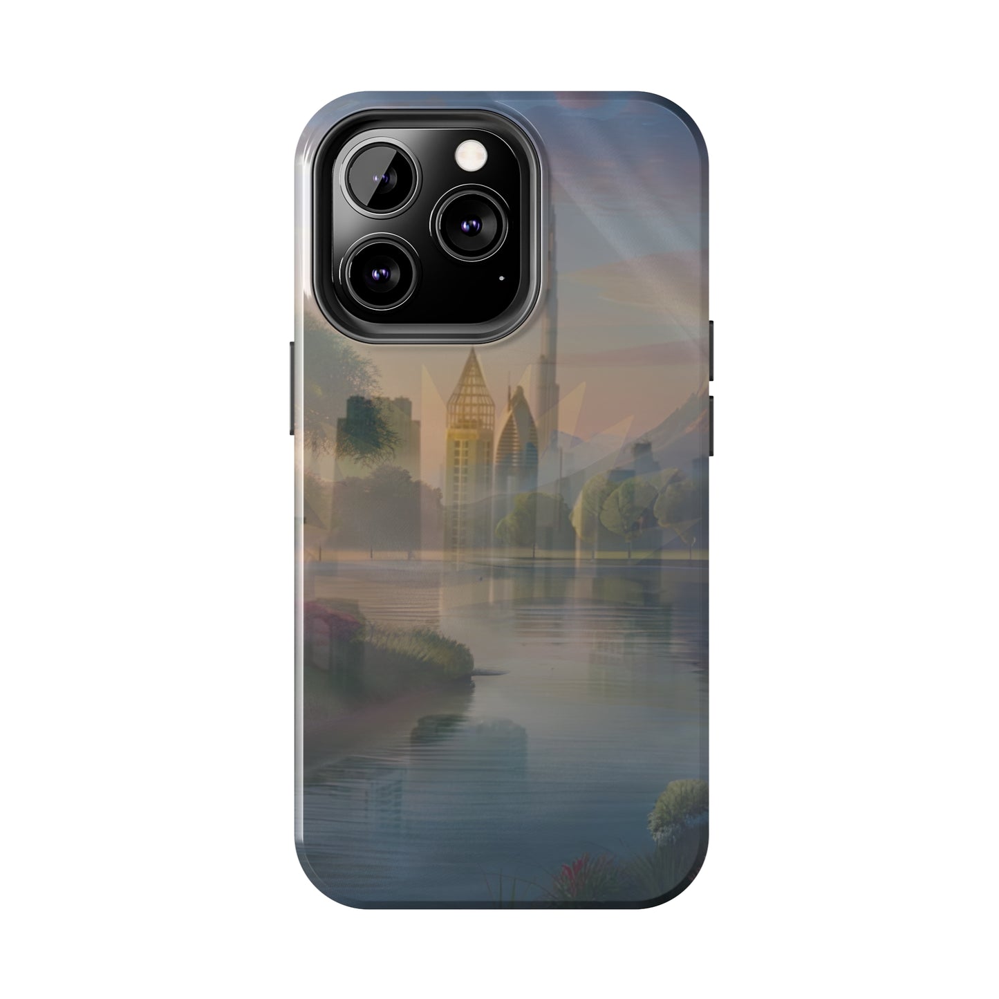 City Neighborhood Pond United States of Biafra - Tough iPhone Cases (iPhone 7, 8, X, 11, 12, 13, 14, 15)