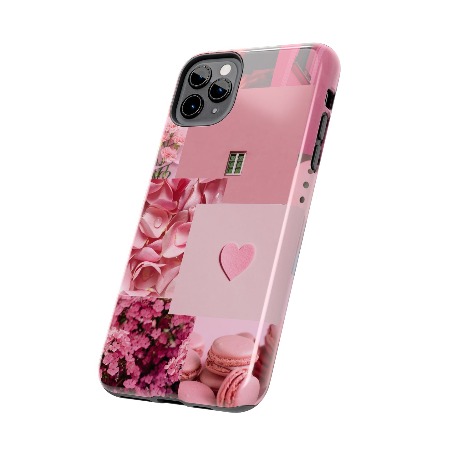 Pink Flowers - Tough iPhone Cases (iPhone 7, 8, X, 11, 12, 13, 14, 15)