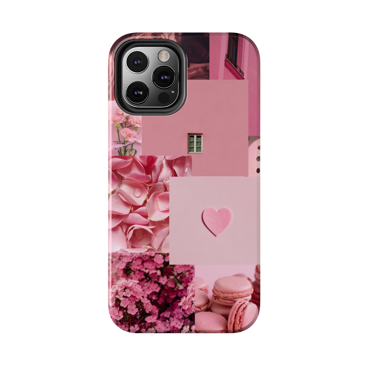 Pink Flowers - Tough iPhone Cases (iPhone 7, 8, X, 11, 12, 13, 14, 15)