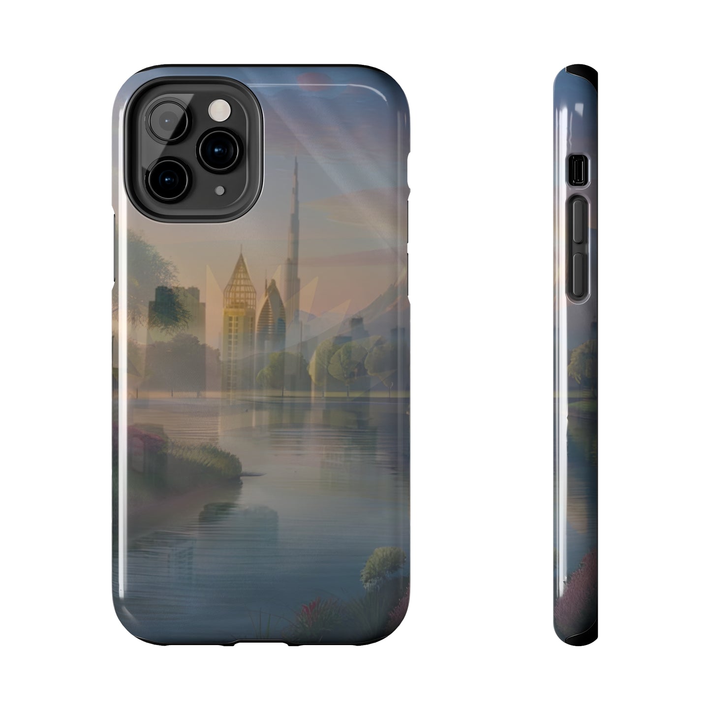 City Neighborhood Pond United States of Biafra - Tough iPhone Cases (iPhone 7, 8, X, 11, 12, 13, 14, 15)