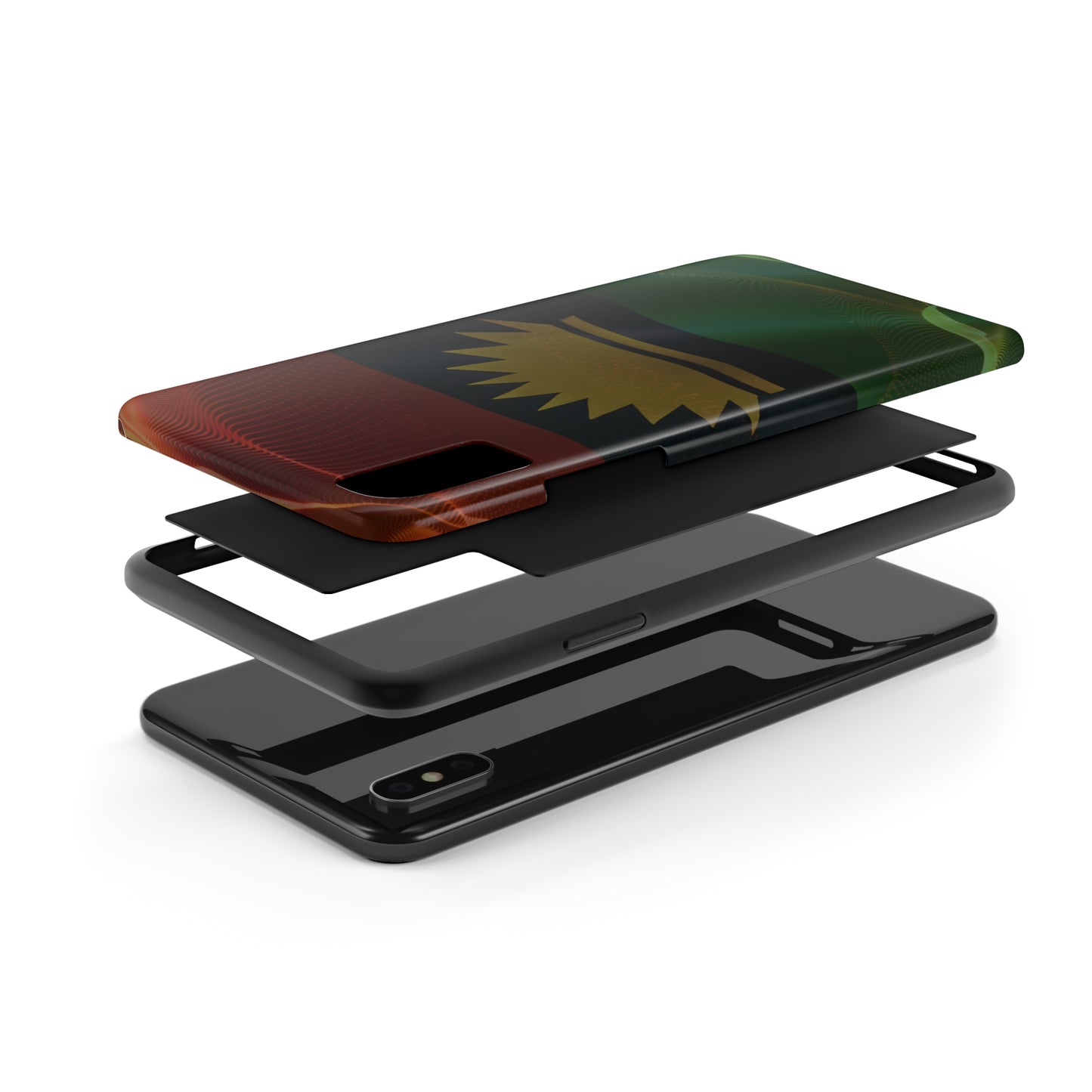 United States of Biafra Flag - Tough iPhone Cases (iPhone 7, 8, X, 11, 12, 13, 14, 15)