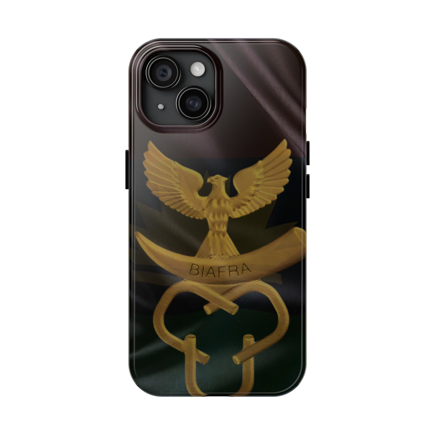 Biafra Liberation Army Logo Gold - Tough iPhone Cases (iPhone 7, 8, X, 11, 12, 13, 14, 15)
