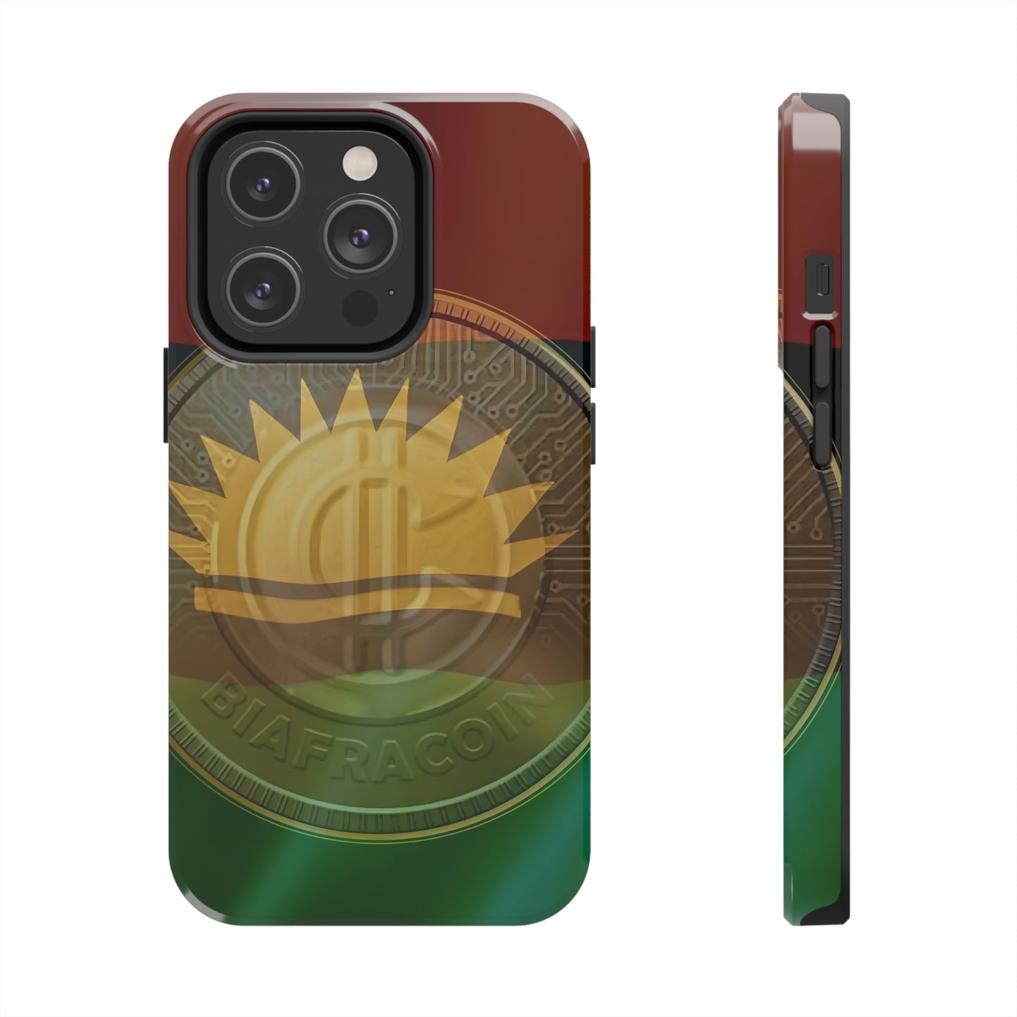 Biafra Coin - Tough iPhone Cases (iPhone 7, 8, X, 11, 12, 13, 14, 15)