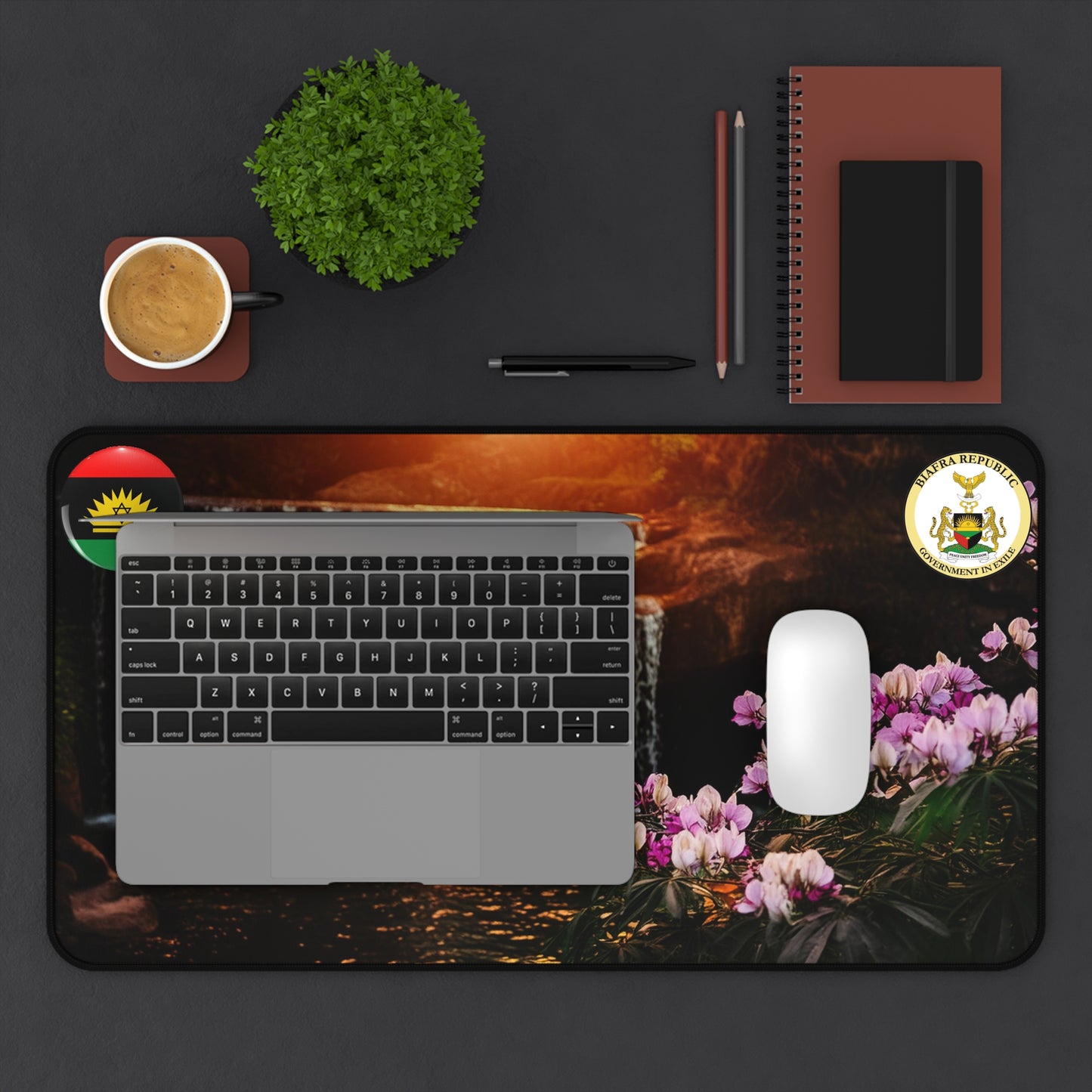 Waterfalls Desk Mat