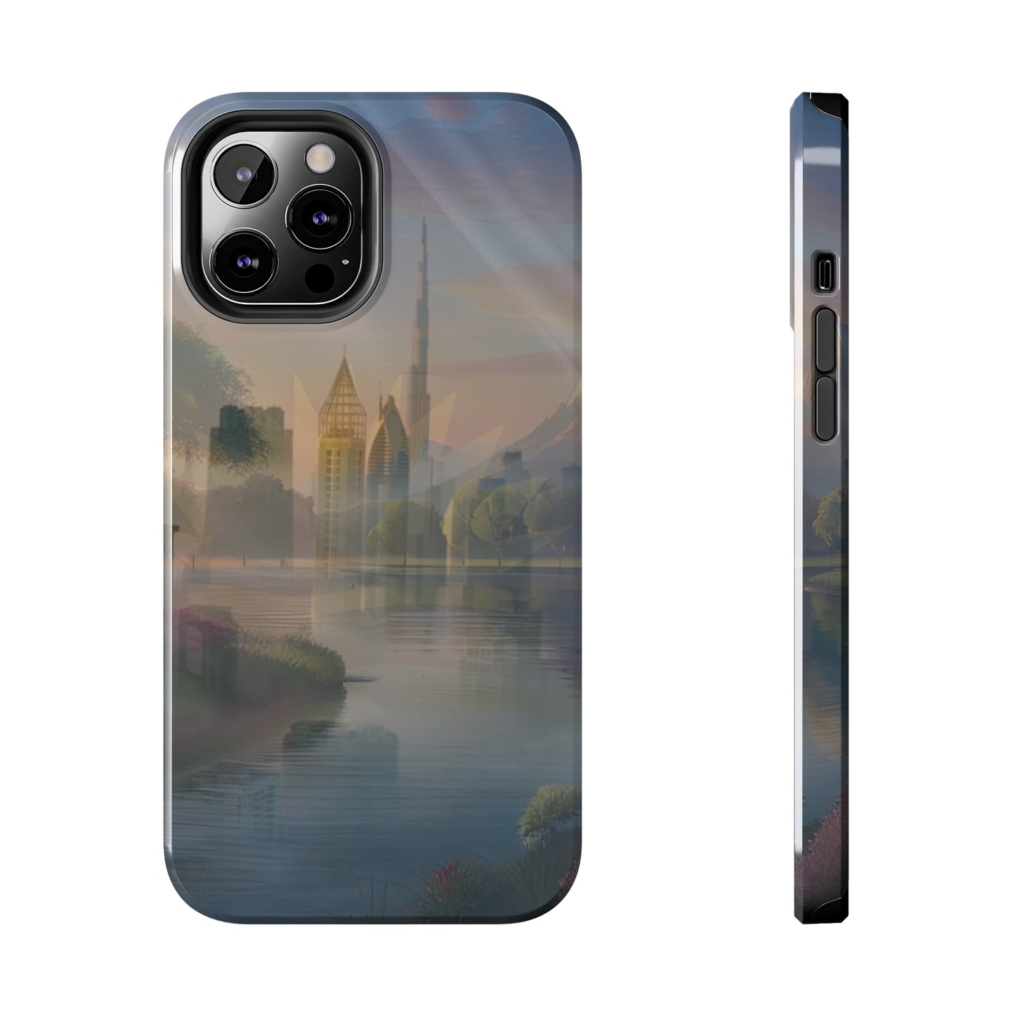 City Neighborhood Pond United States of Biafra - Tough iPhone Cases (iPhone 7, 8, X, 11, 12, 13, 14, 15)