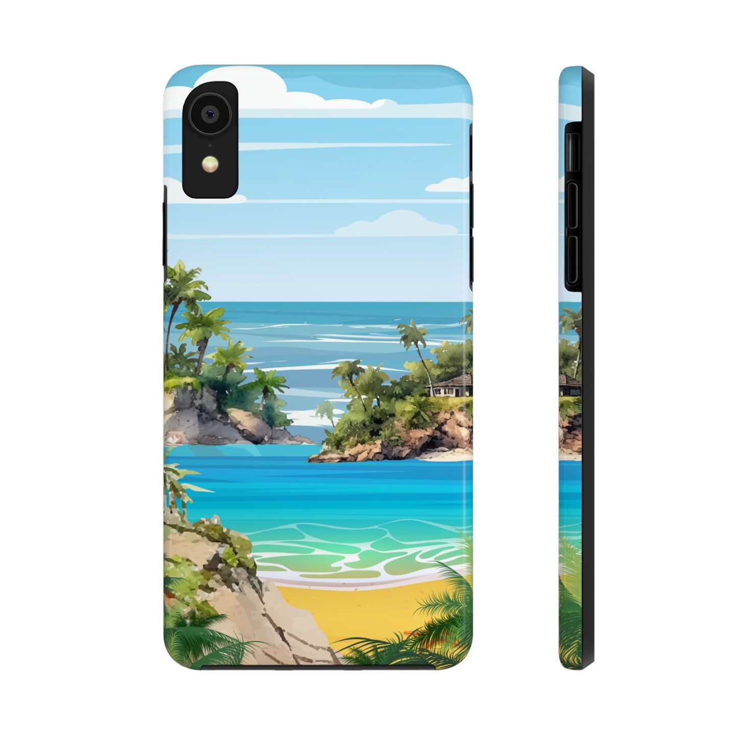 Island - Tough iPhone Cases (iPhone 7, 8, X, 11, 12, 13, 14, 15)