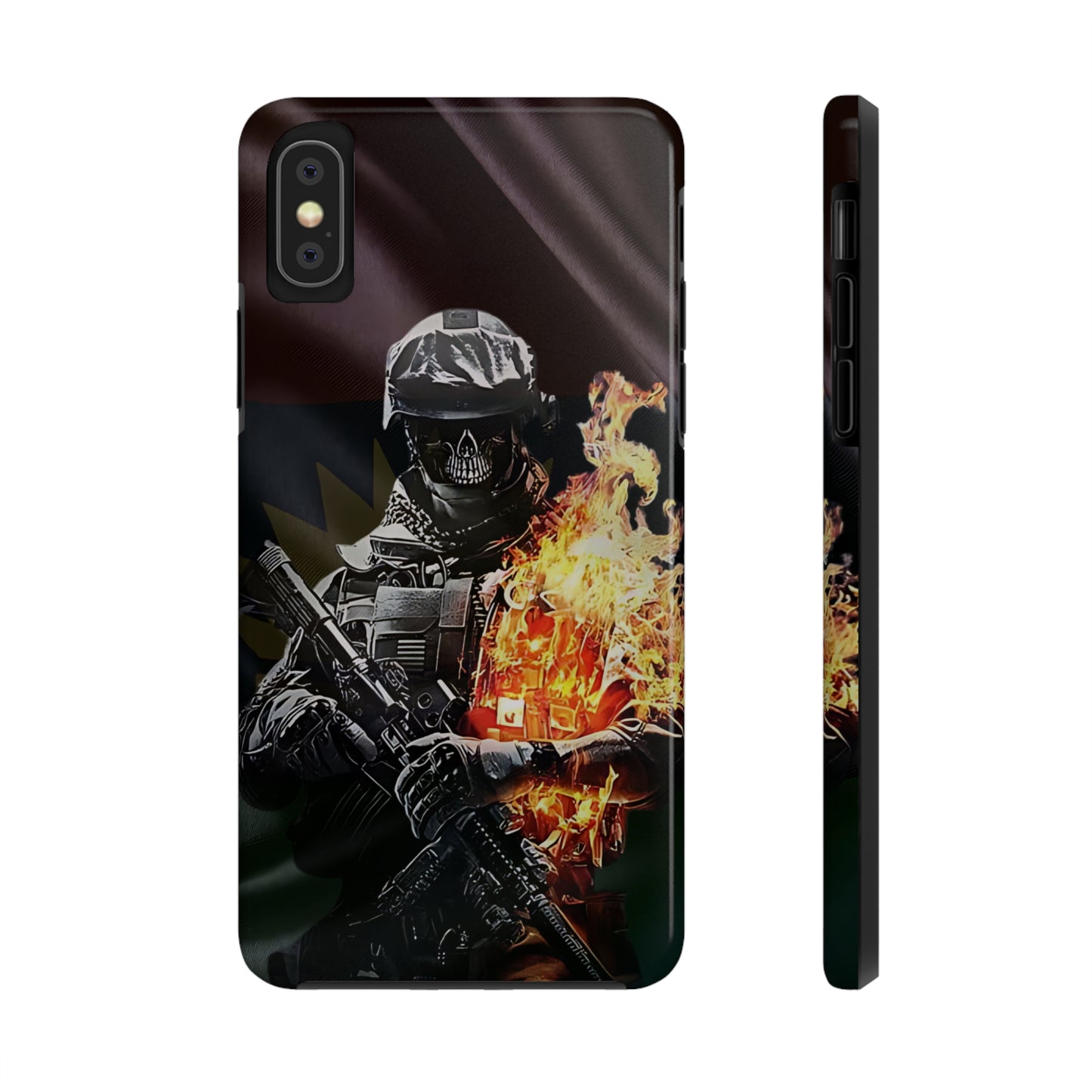 Biafra Soldier VIII - Tough iPhone Cases (iPhone 7, 8, X, 11, 12, 13, 14, 15)