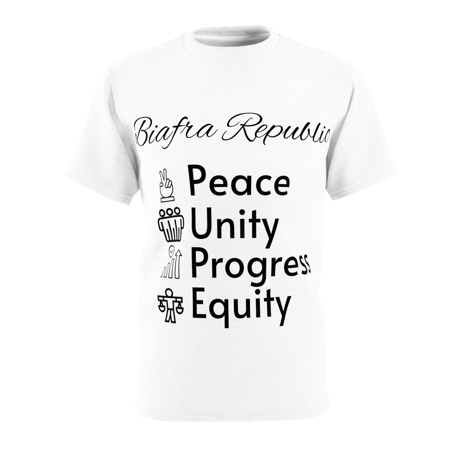 Biafra Republic (Peace, Unity, Progress, Equity)T-Shirt