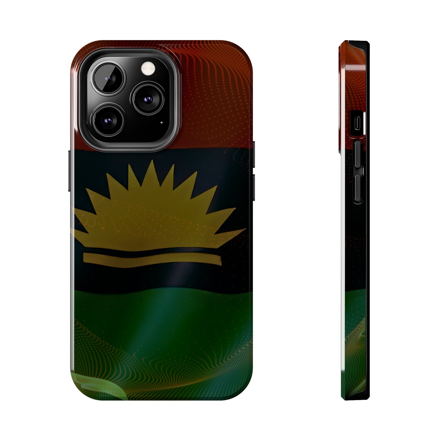 United States of Biafra Flag - Tough iPhone Cases (iPhone 7, 8, X, 11, 12, 13, 14, 15)