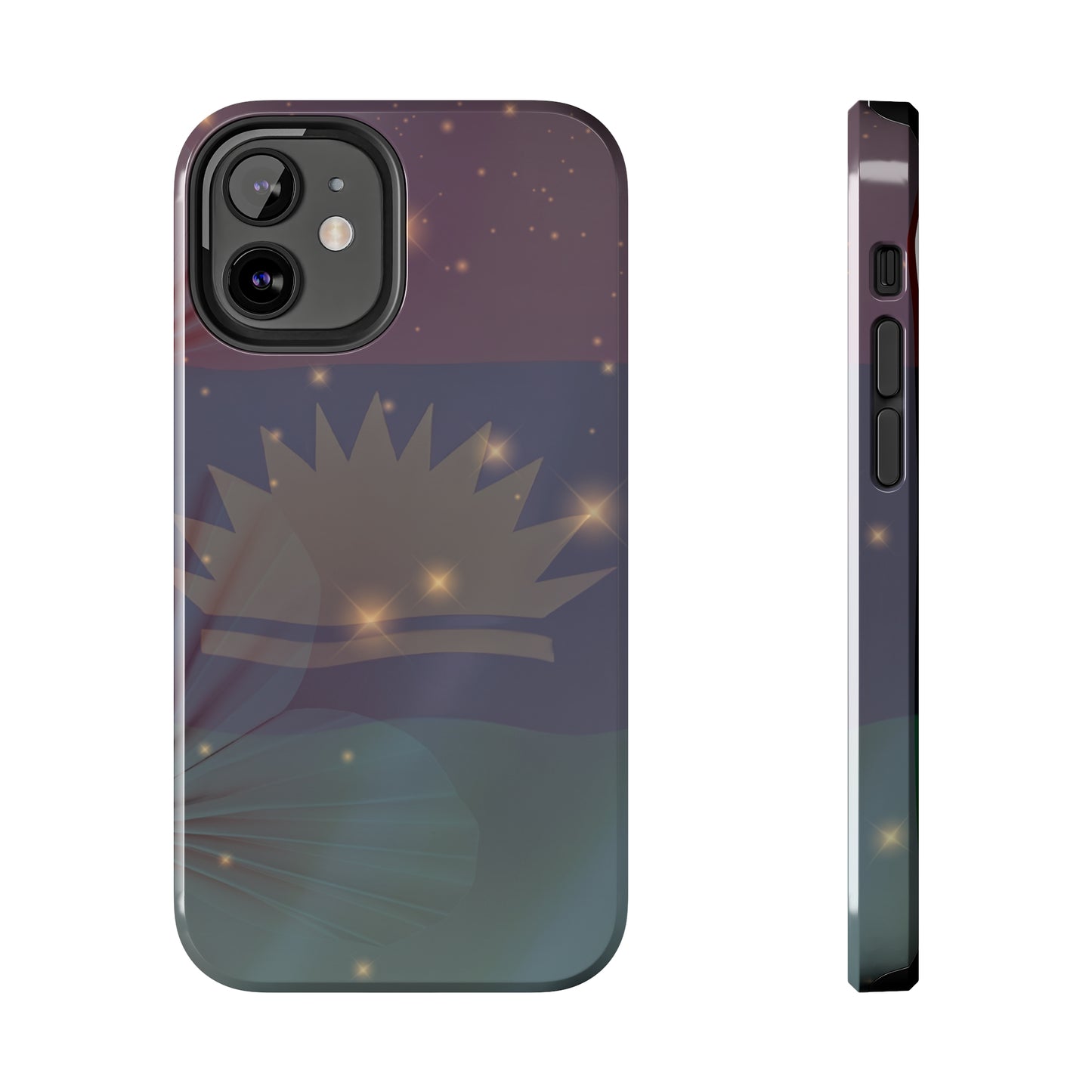 United States of Biafra Flag Flower Blend 4 - Tough iPhone Cases (iPhone 7, 8, X, 11, 12, 13, 14, 15)