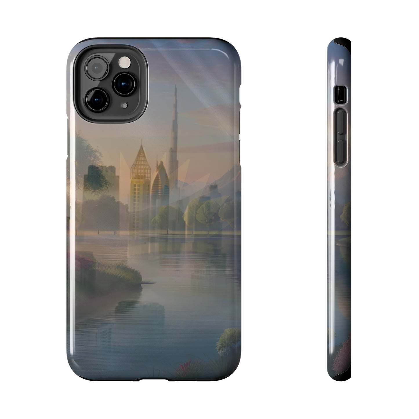 City Neighborhood Pond United States of Biafra - Tough iPhone Cases (iPhone 7, 8, X, 11, 12, 13, 14, 15)