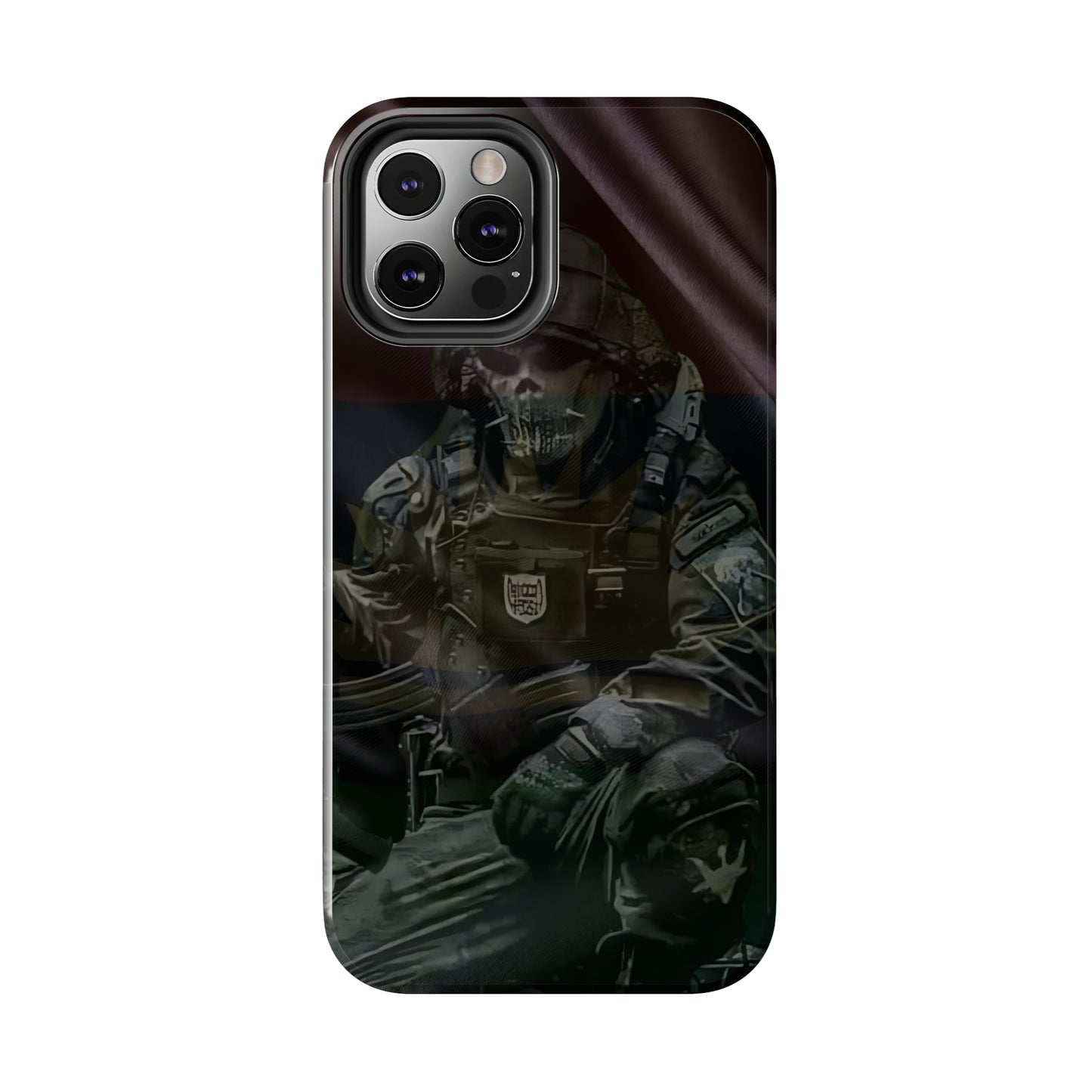 Biafra Soldier II - Tough iPhone Cases (iPhone 7, 8, X, 11, 12, 13, 14, 15)