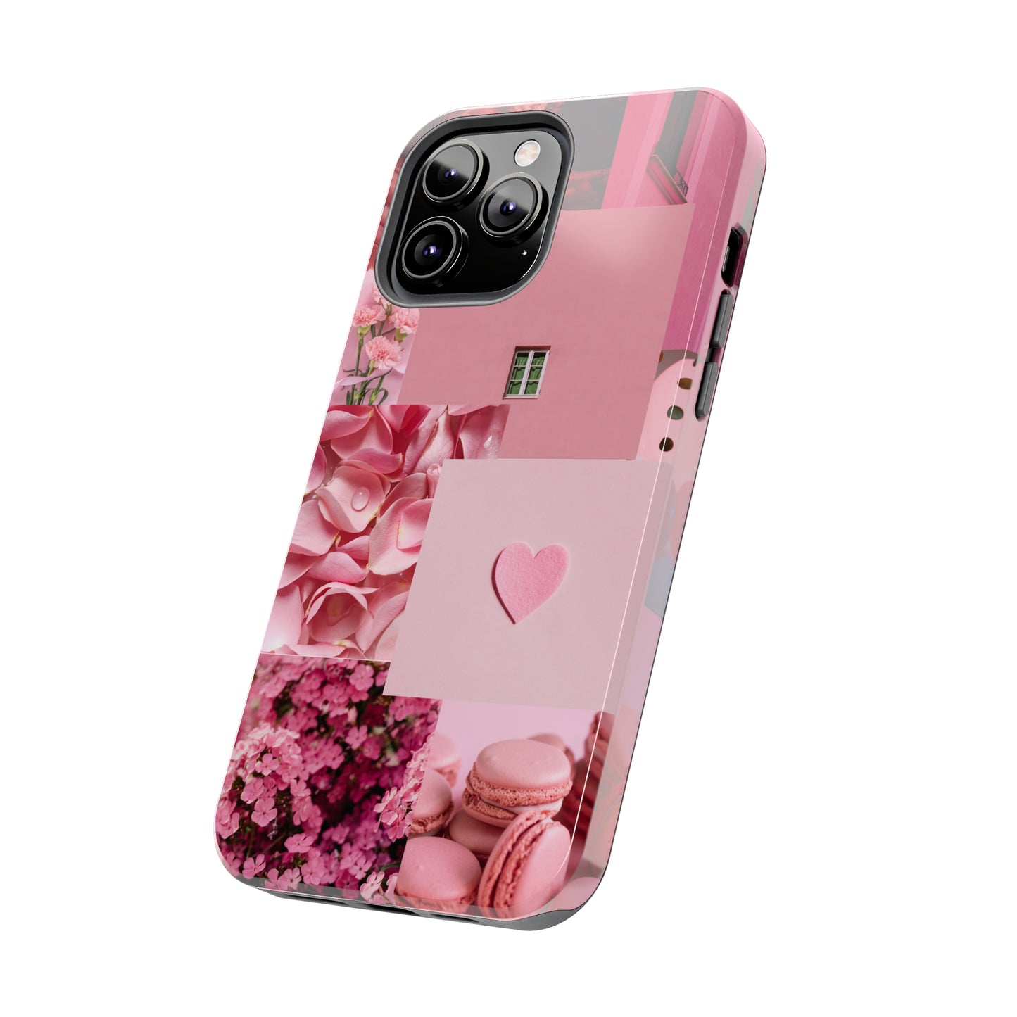 Pink Flowers - Tough iPhone Cases (iPhone 7, 8, X, 11, 12, 13, 14, 15)