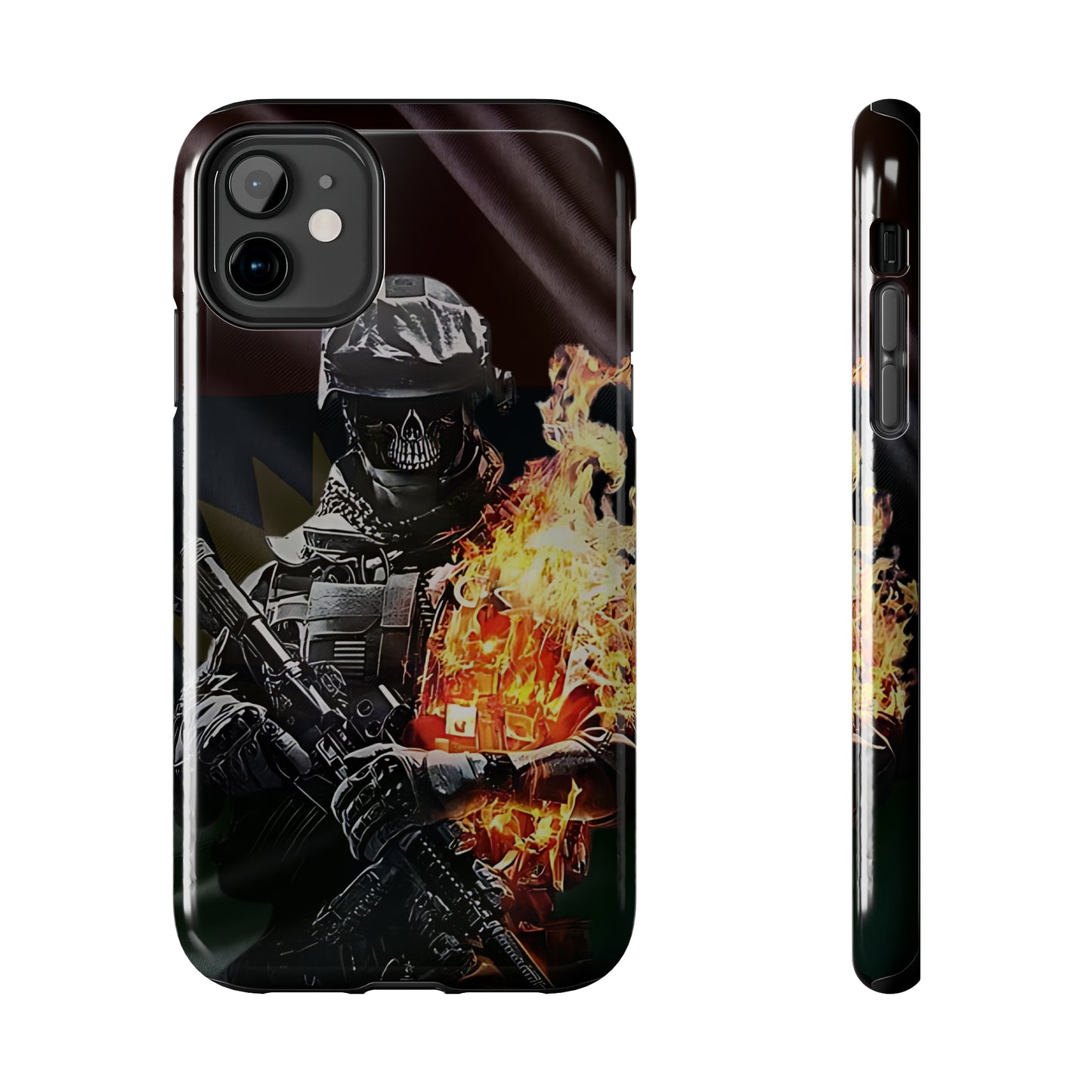 Biafra Soldier VIII - Tough iPhone Cases (iPhone 7, 8, X, 11, 12, 13, 14, 15)