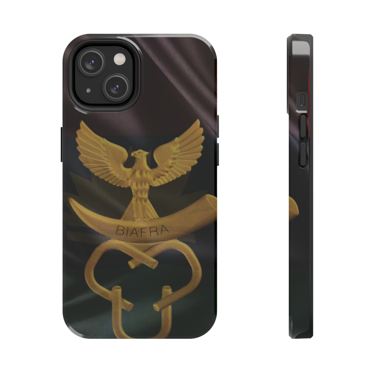 Biafra Liberation Army Logo Gold - Tough iPhone Cases (iPhone 7, 8, X, 11, 12, 13, 14, 15)