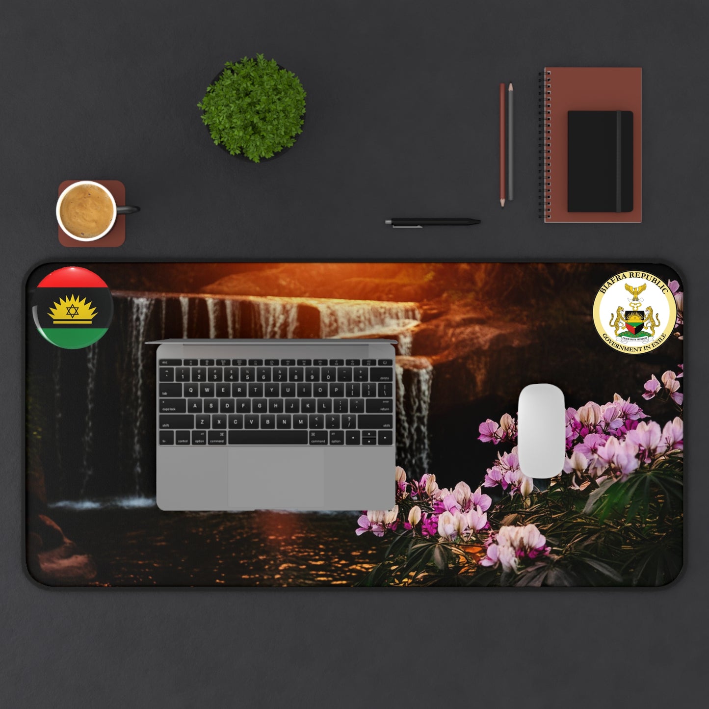 Waterfalls Desk Mat