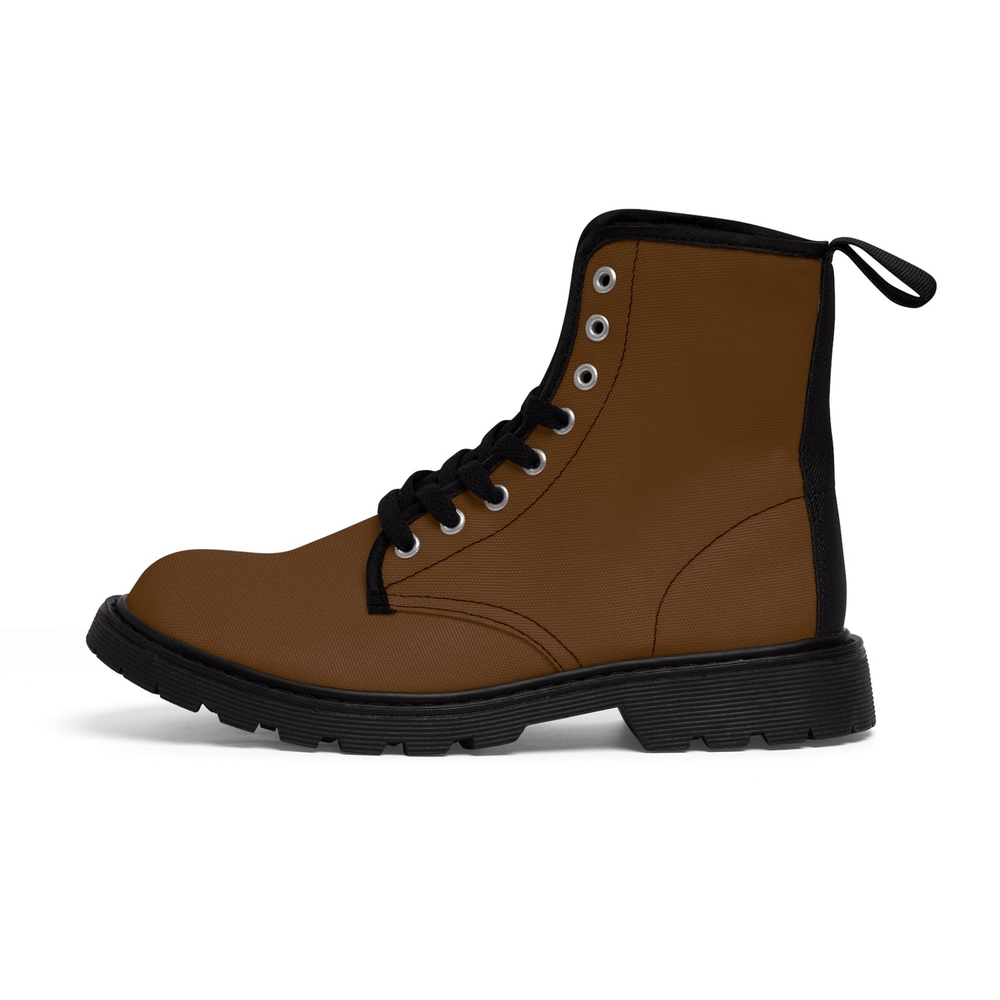 Brown Men's Canvas Boots
