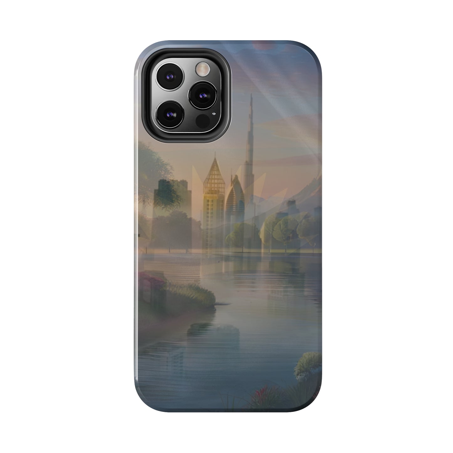 City Neighborhood Pond United States of Biafra - Tough iPhone Cases (iPhone 7, 8, X, 11, 12, 13, 14, 15)