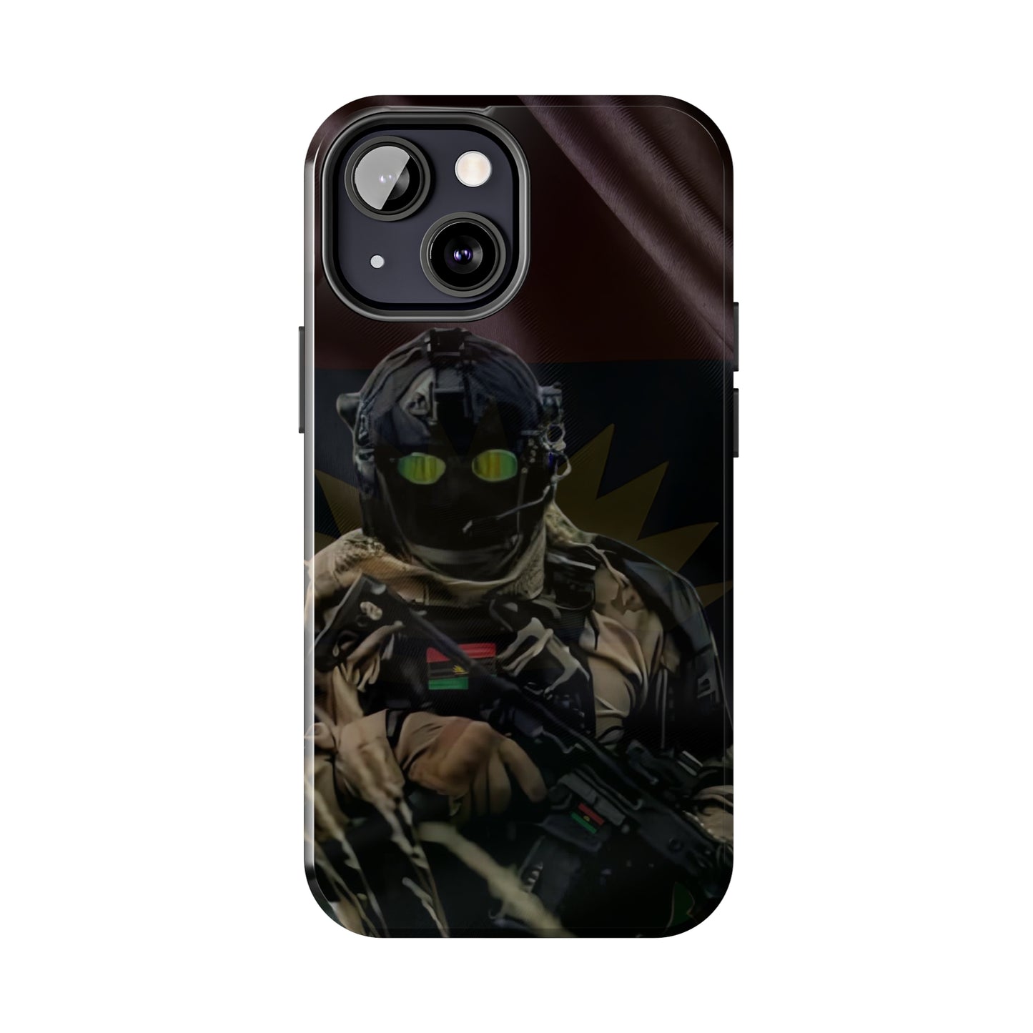 Biafra Soldier III - Tough iPhone Cases (iPhone 7, 8, X, 11, 12, 13, 14, 15)